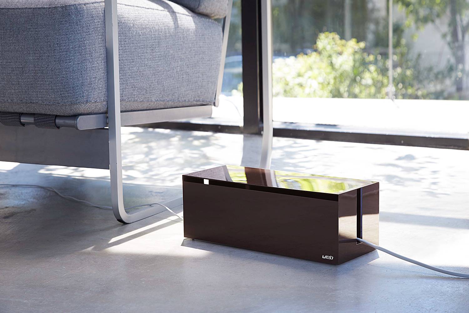 Kabelbox Web Kunststoff Schwarz