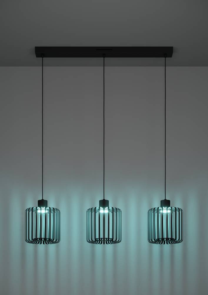 Ginestrone 3-flammige LED-Pendelleuchte Polycarbonat 