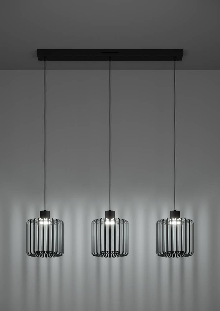 Ginestrone 3-flammige LED-Pendelleuchte Polycarbonat 