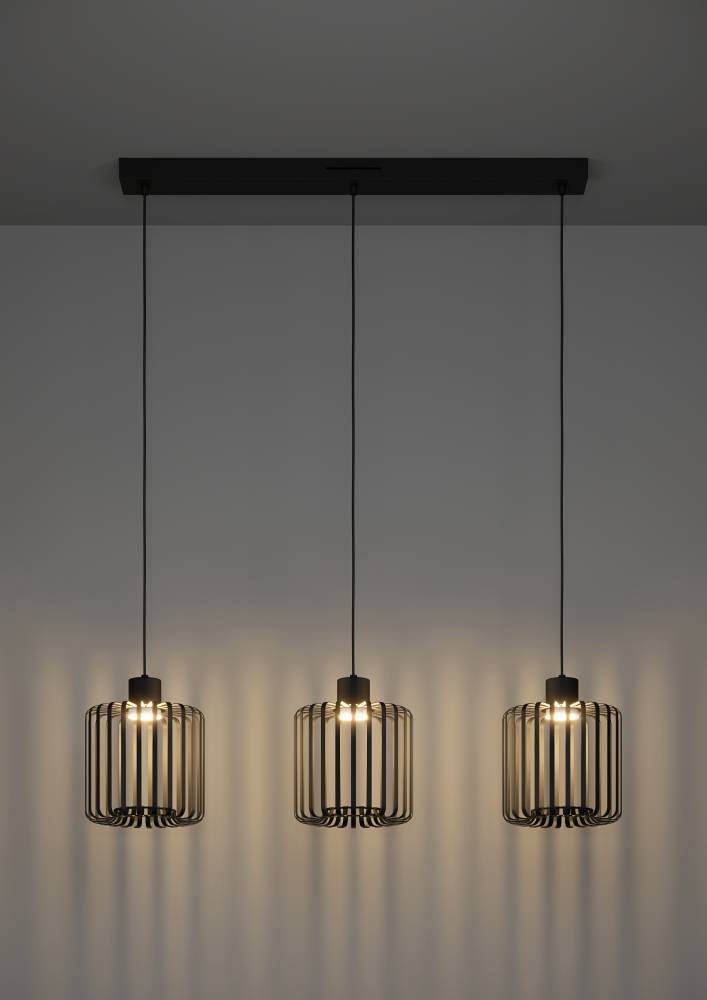 Ginestrone 3-flammige LED-Pendelleuchte Polycarbonat 