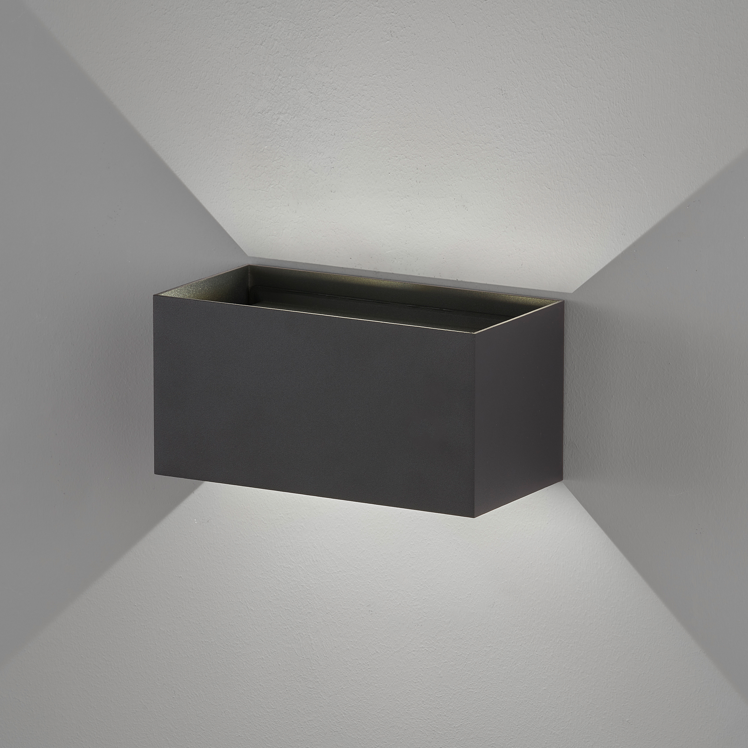 LED-Wandleuchte Wallo Eisen Schwarz