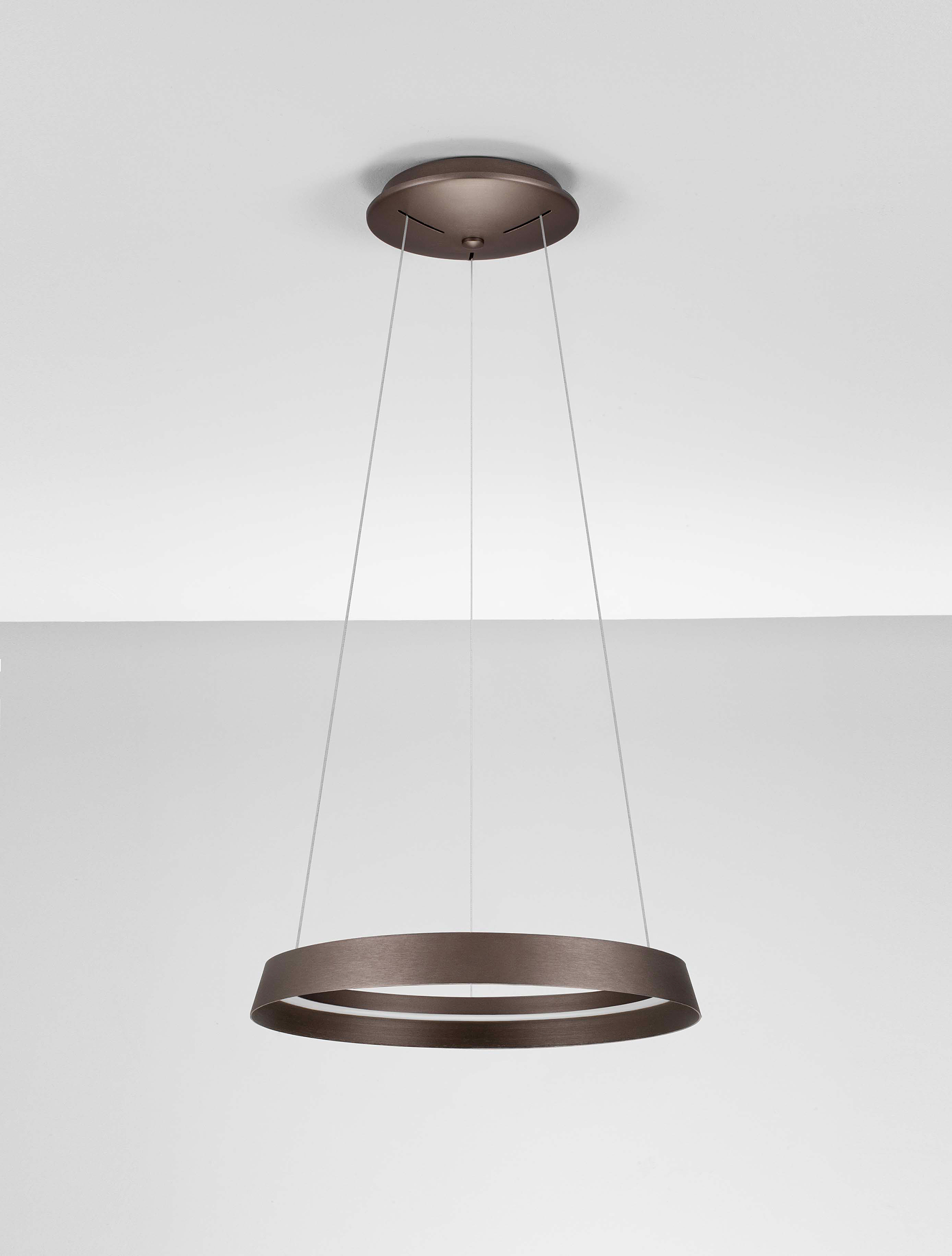 Ormi Pendant Lamp Aluminum Brown