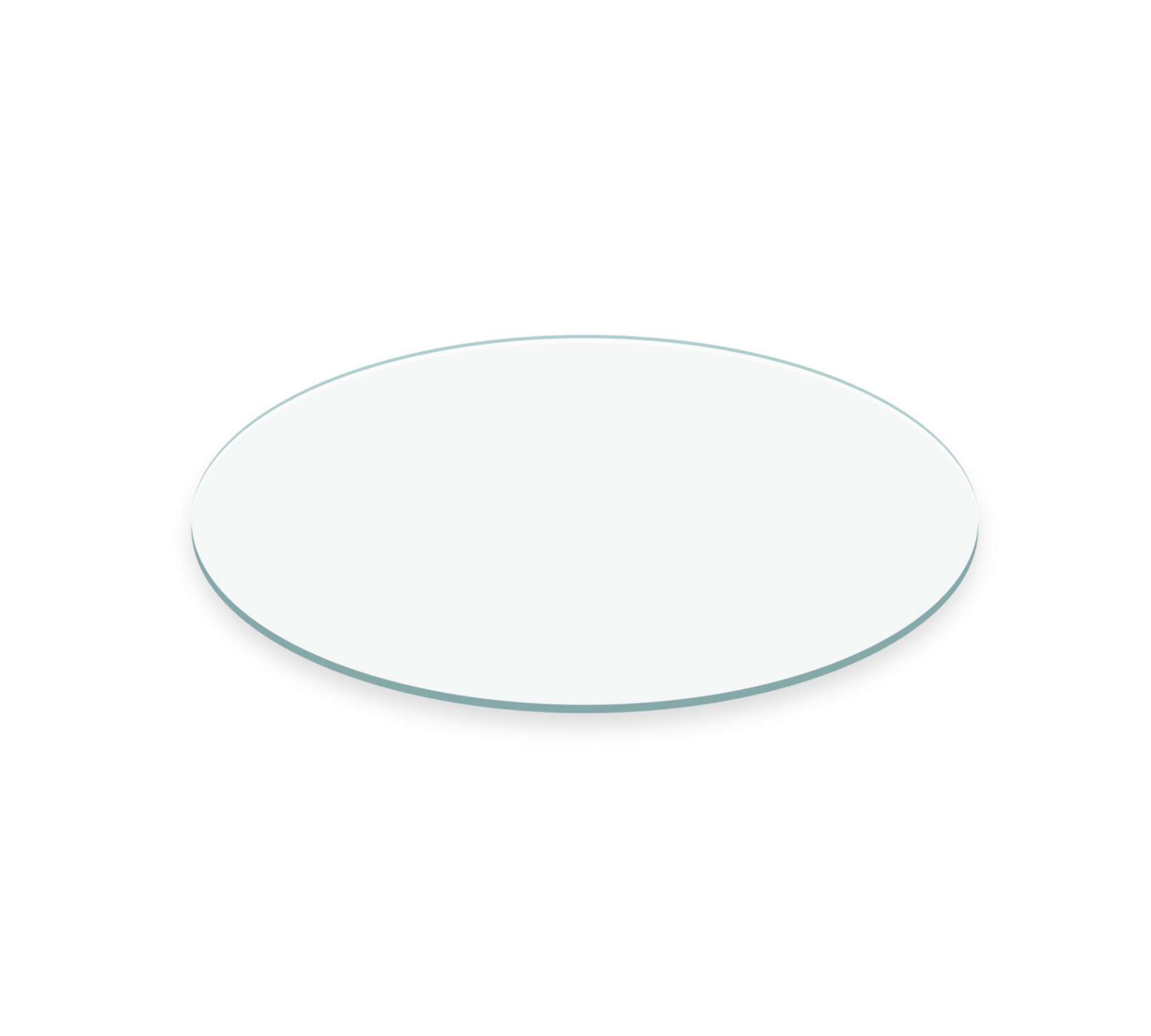 Glory Glass plate for Pouf No. 9