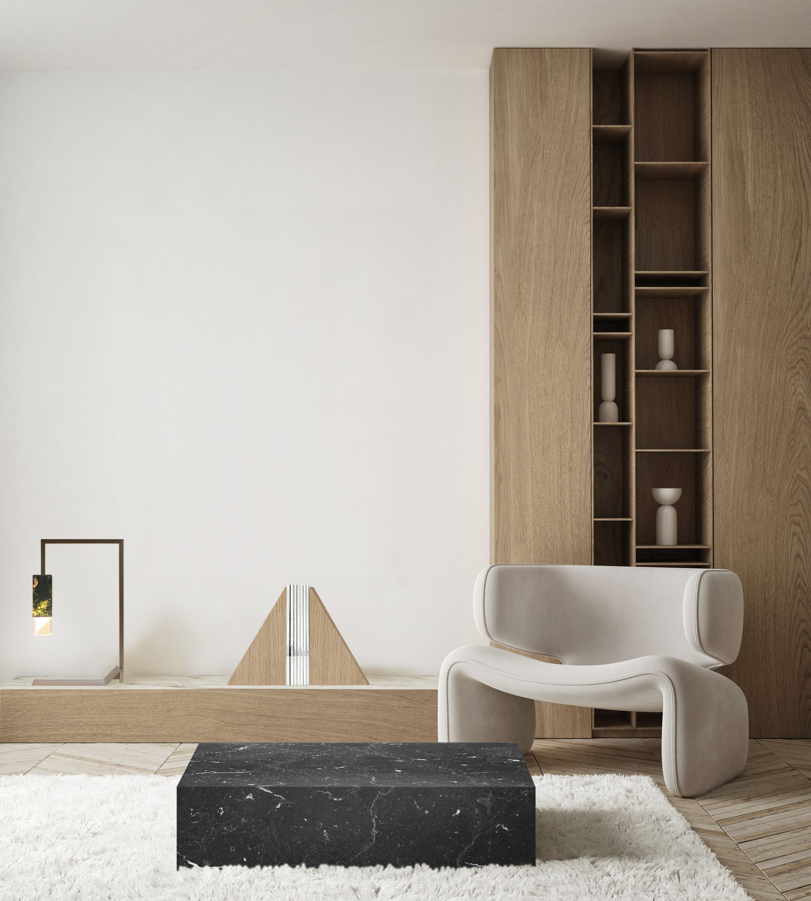 2x Reggilibri Rovere Marrone