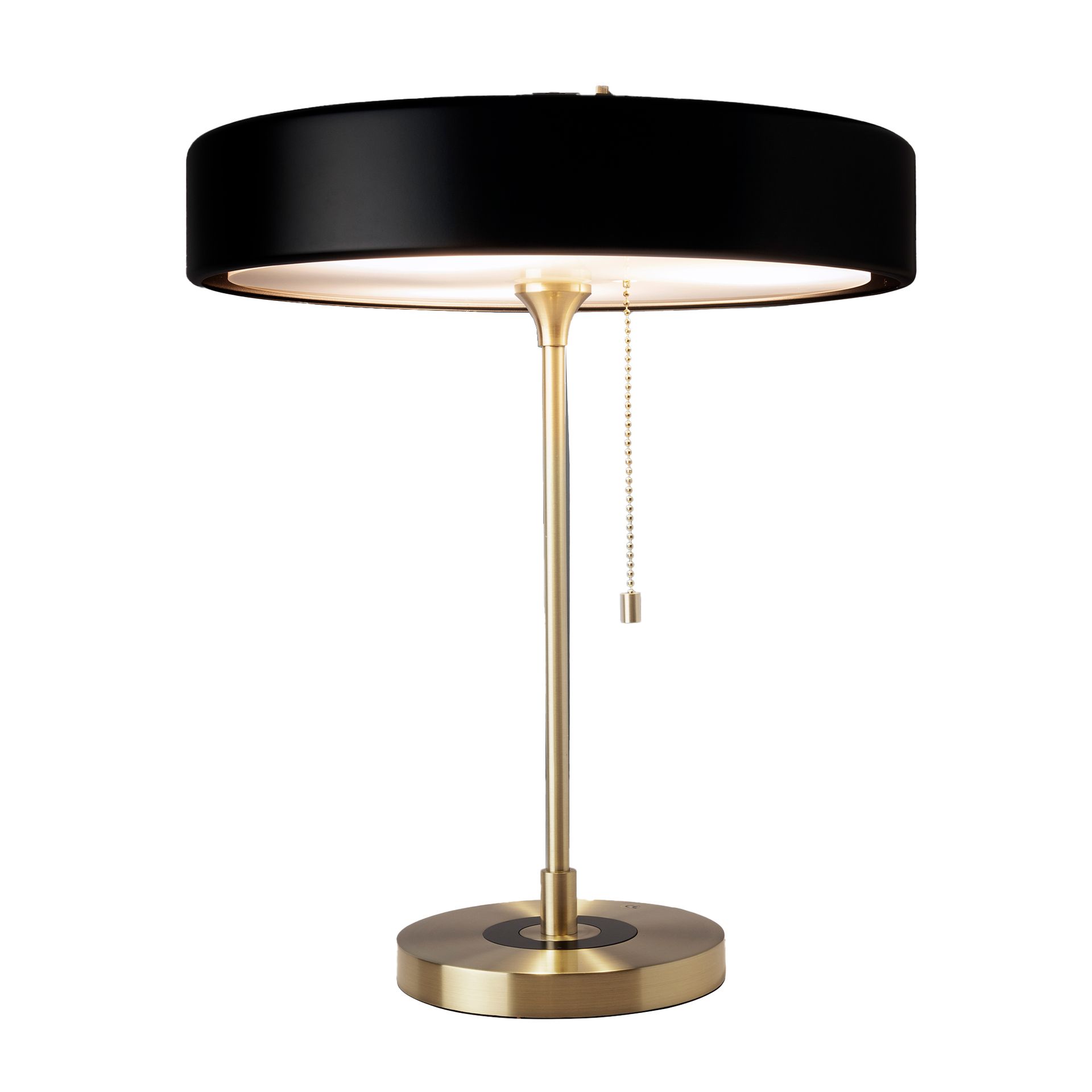 Table lampAluminumGoldBlack