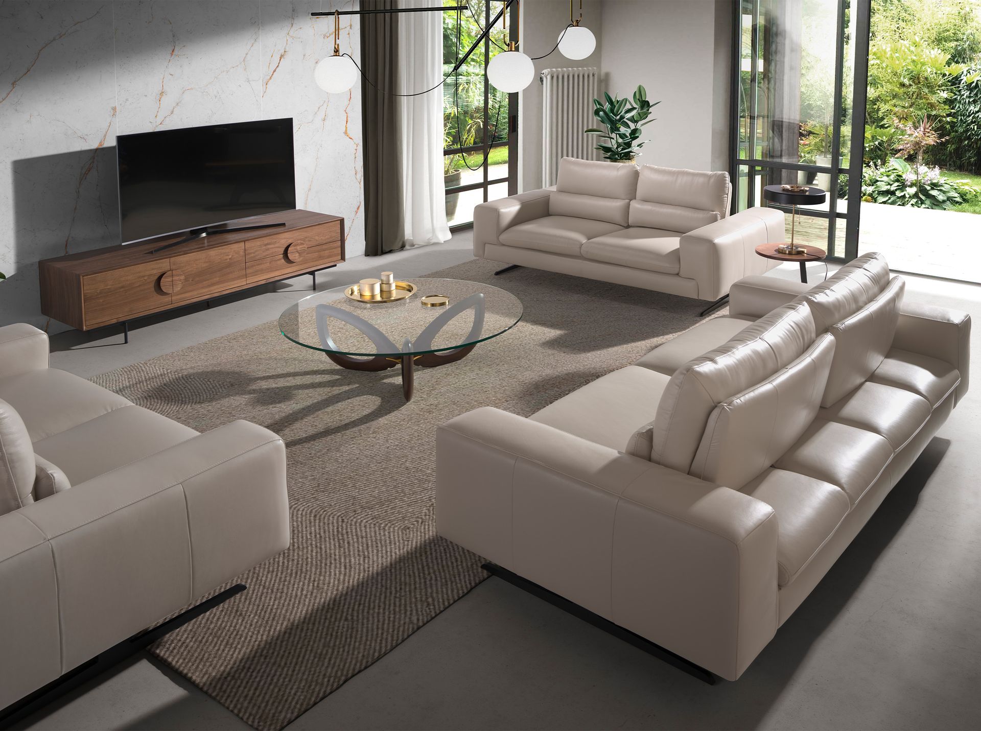 Table lampAluminumGoldBlack