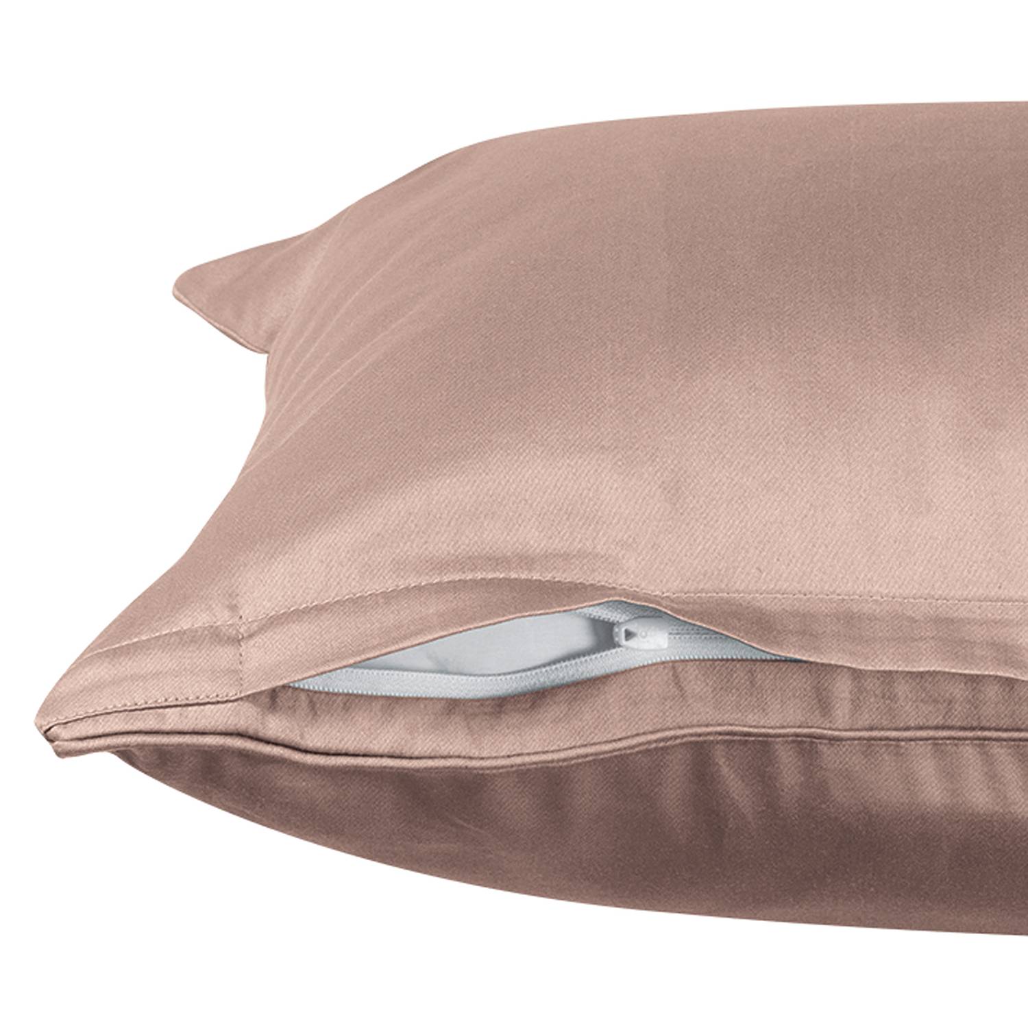 Pure Pillowcase Cotton Pink 80 x 40cm