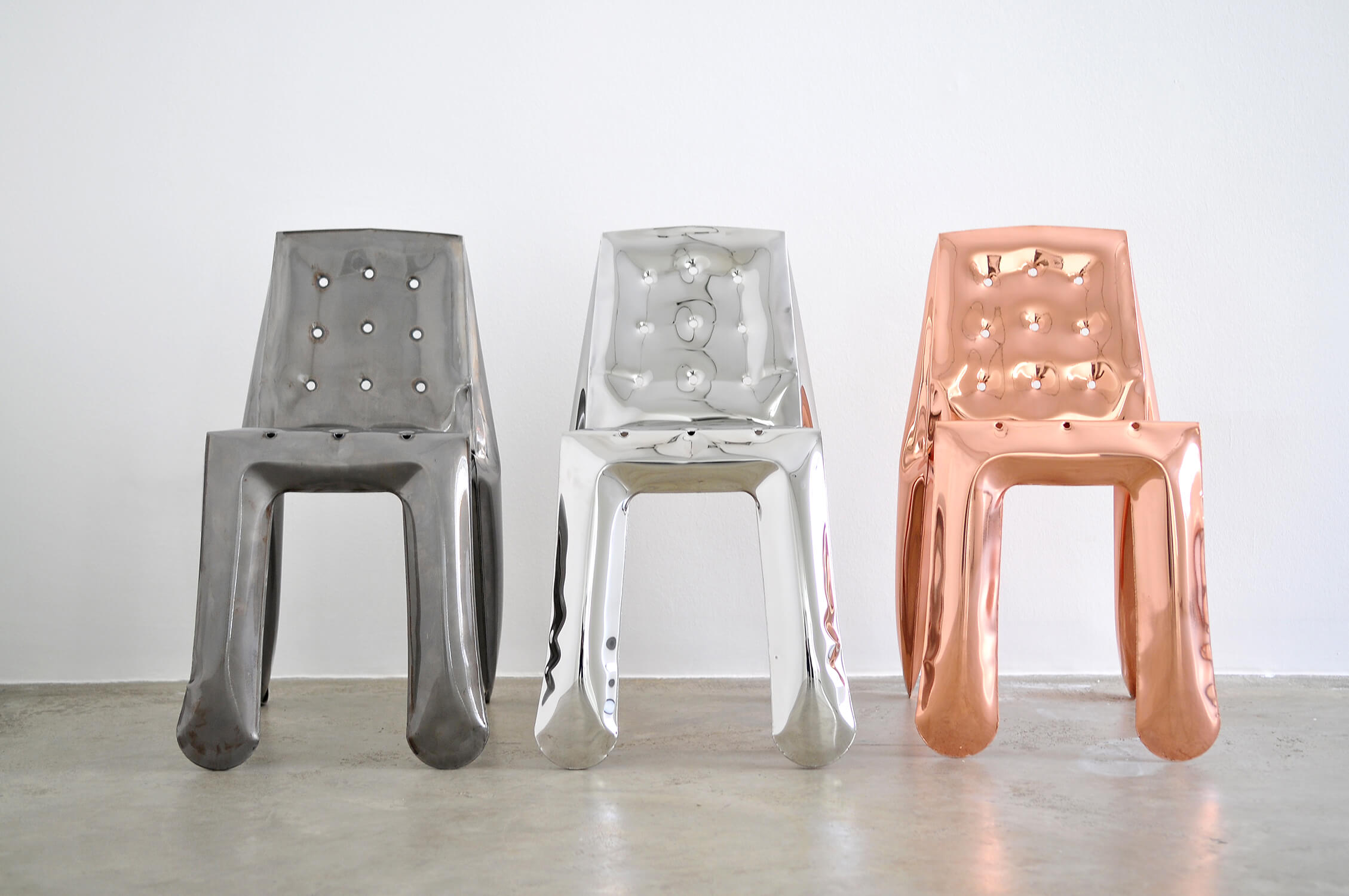 Chippensteel 1.0 Chair Steel Raw Lacquered