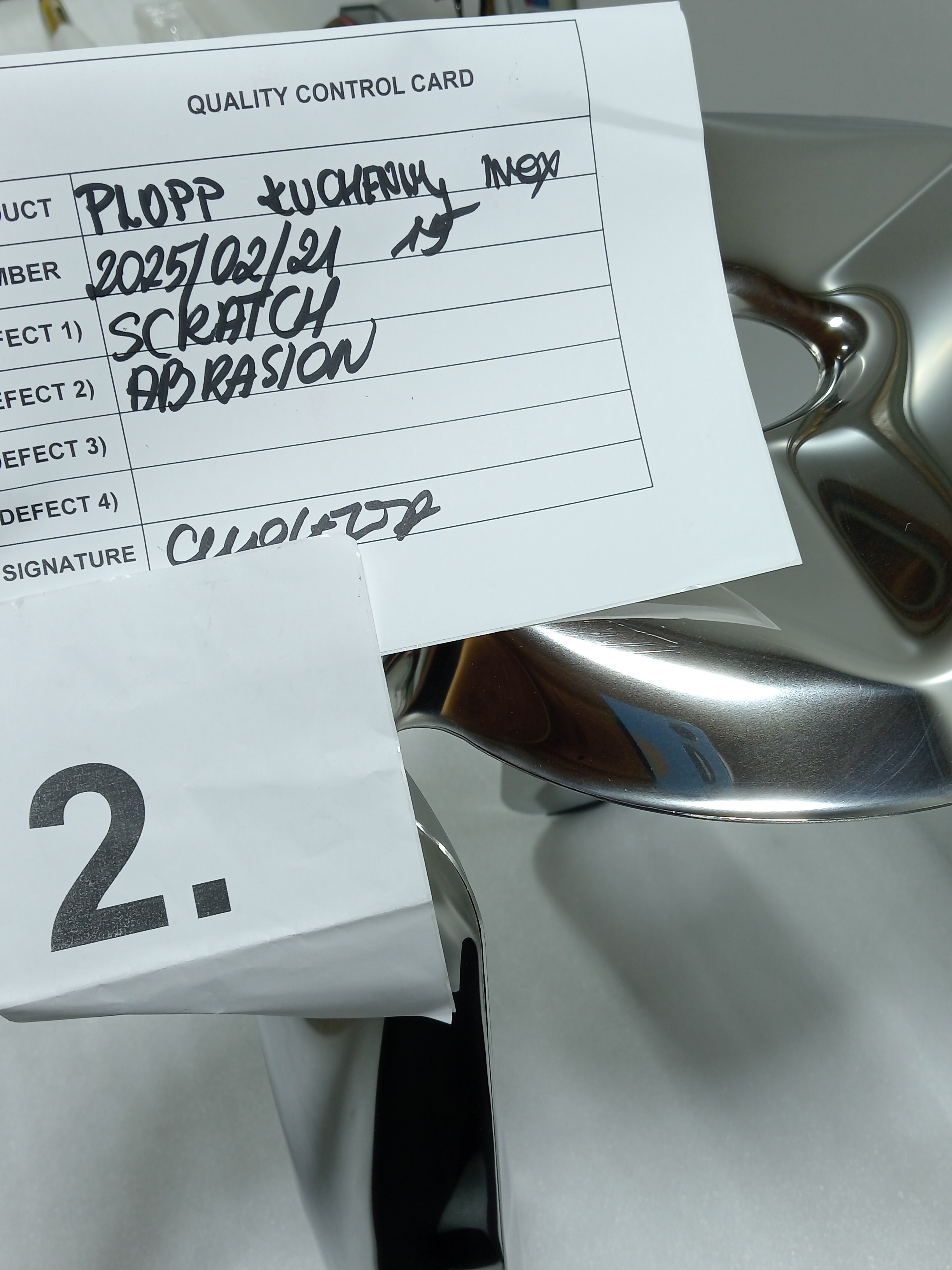Plopp Kitchen Stool Stainless Steel Inox