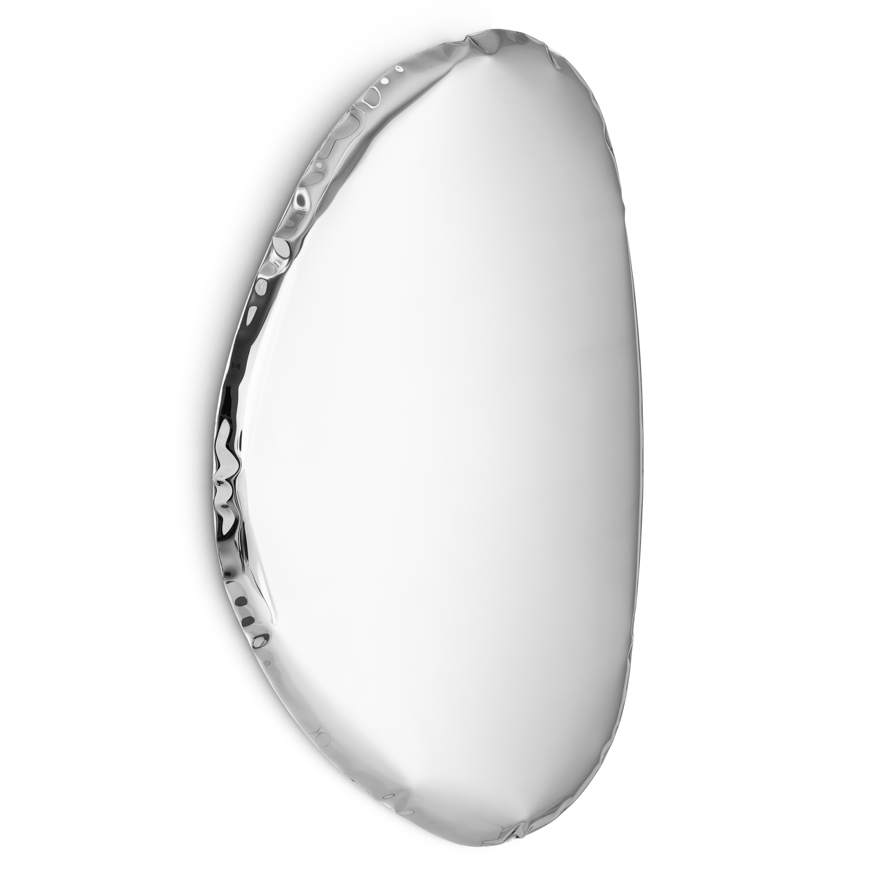 Table Mirror O3 Stainless Steel Polished Silver