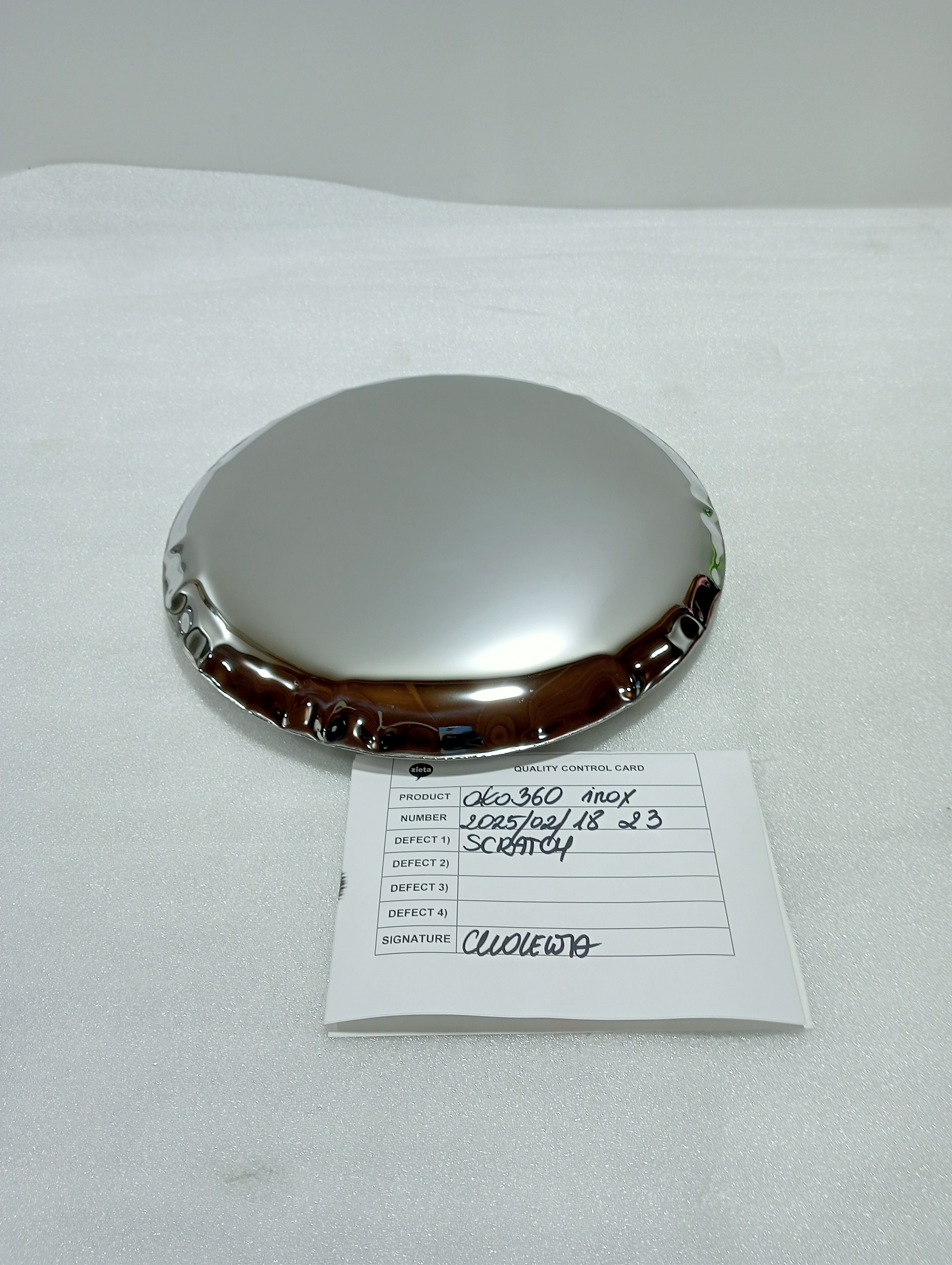 OKO Spiegel 360 Inox Poliert Edelstahl Silber