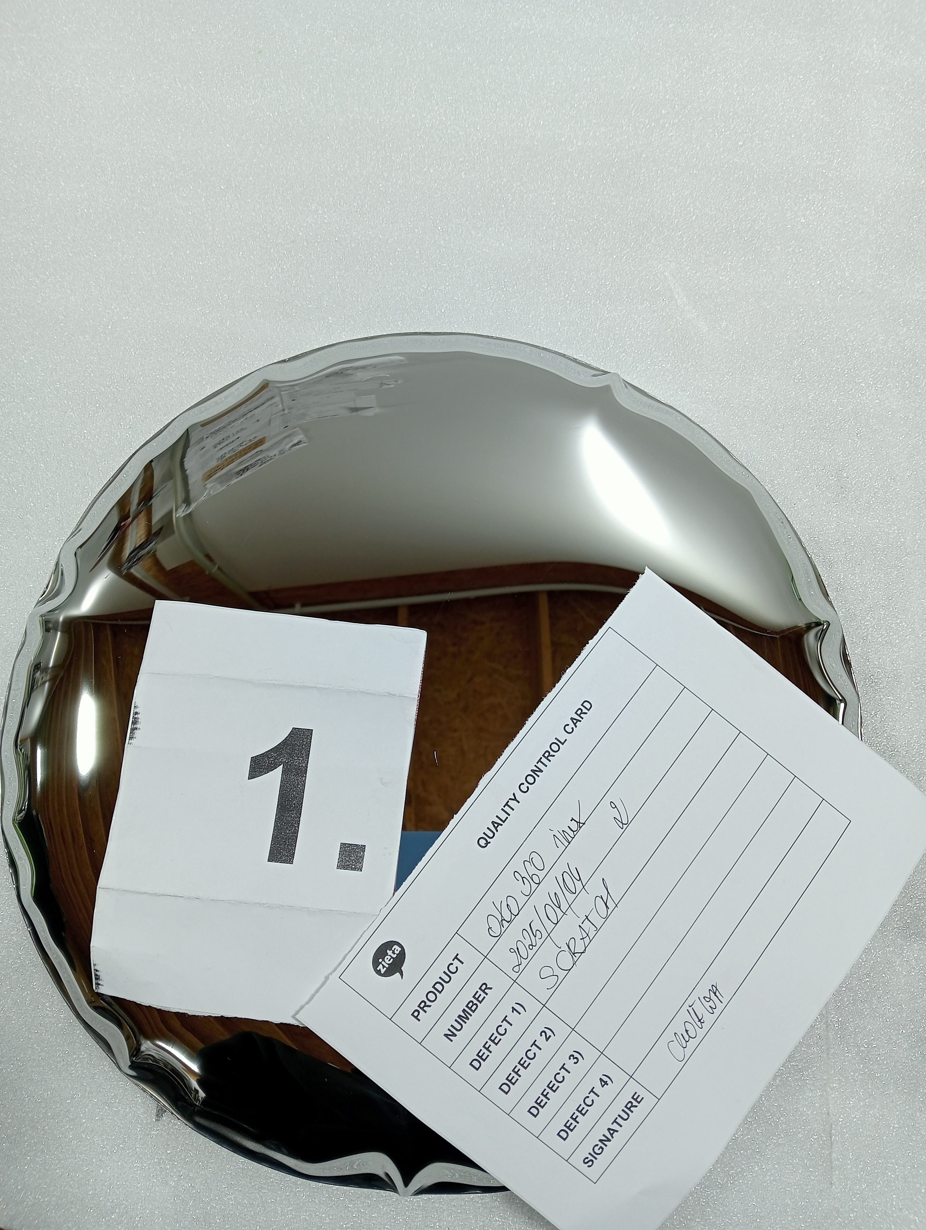 OKO Spiegel 360 Inox Poliert Edelstahl Silber
