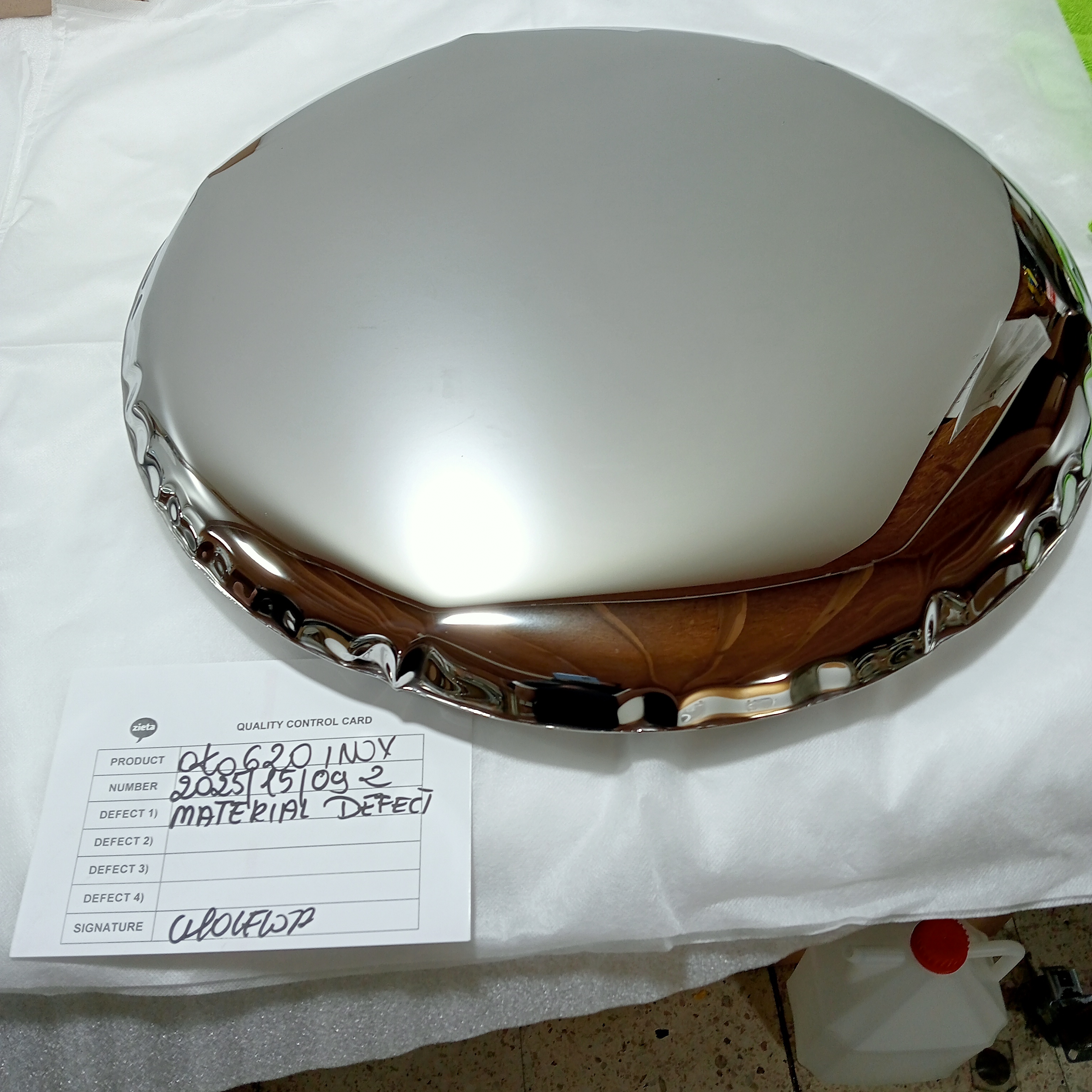 OKO Spiegel 620 Inox Poliert Edelstahl Silber