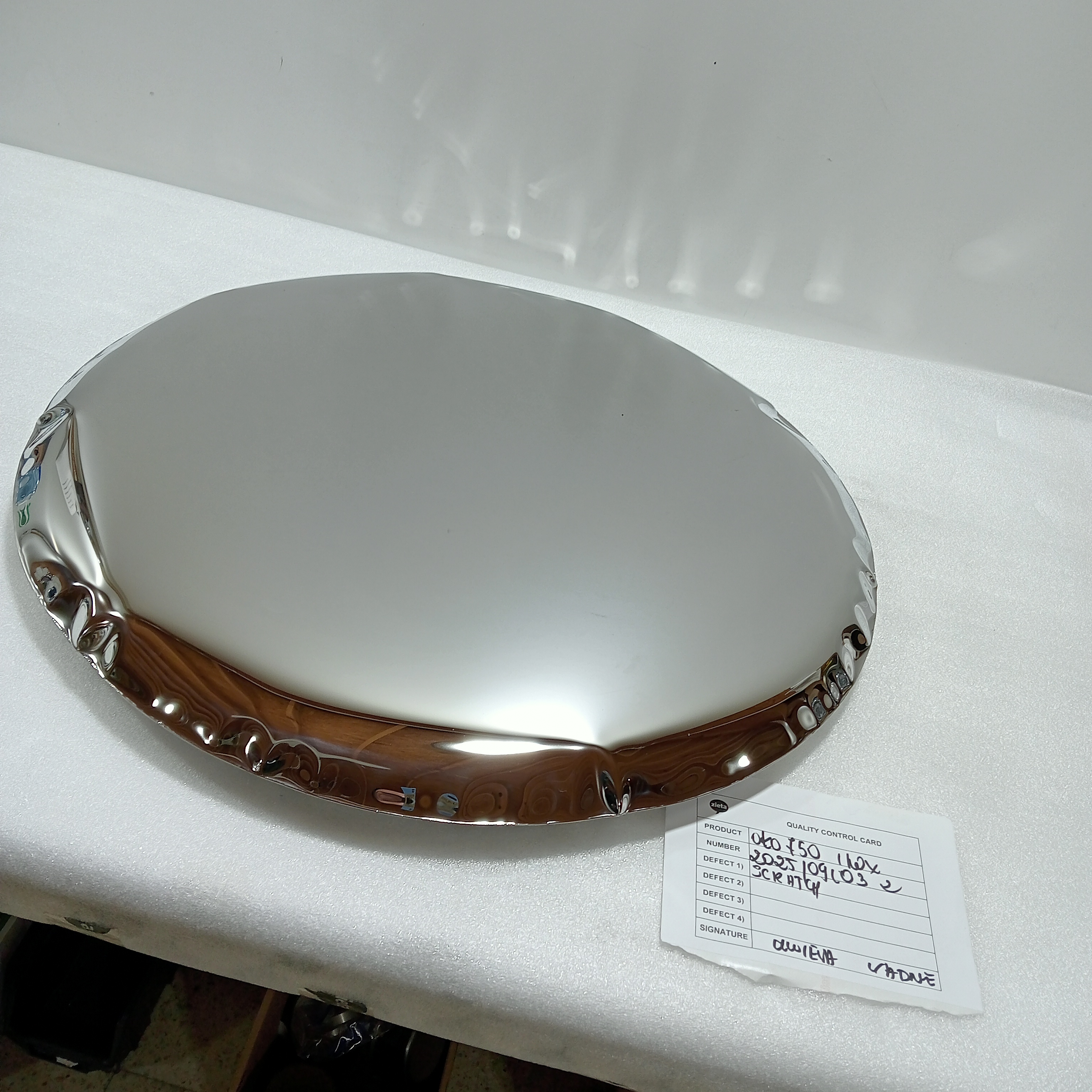 OKO Mirror 750 Polished Stainless Steel Silver