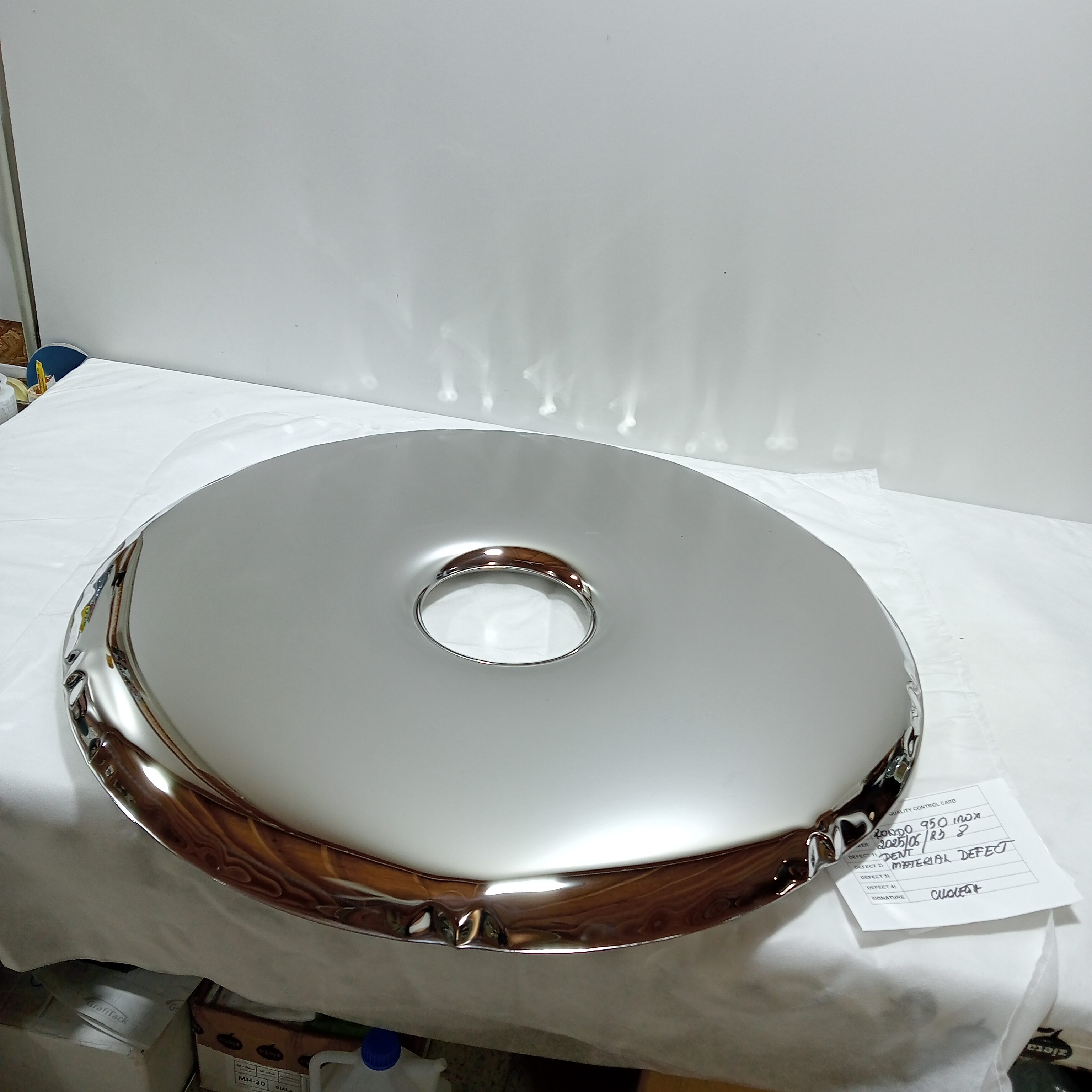 Rondo Mirror 950 Stainless Steel Inox Polished Silver