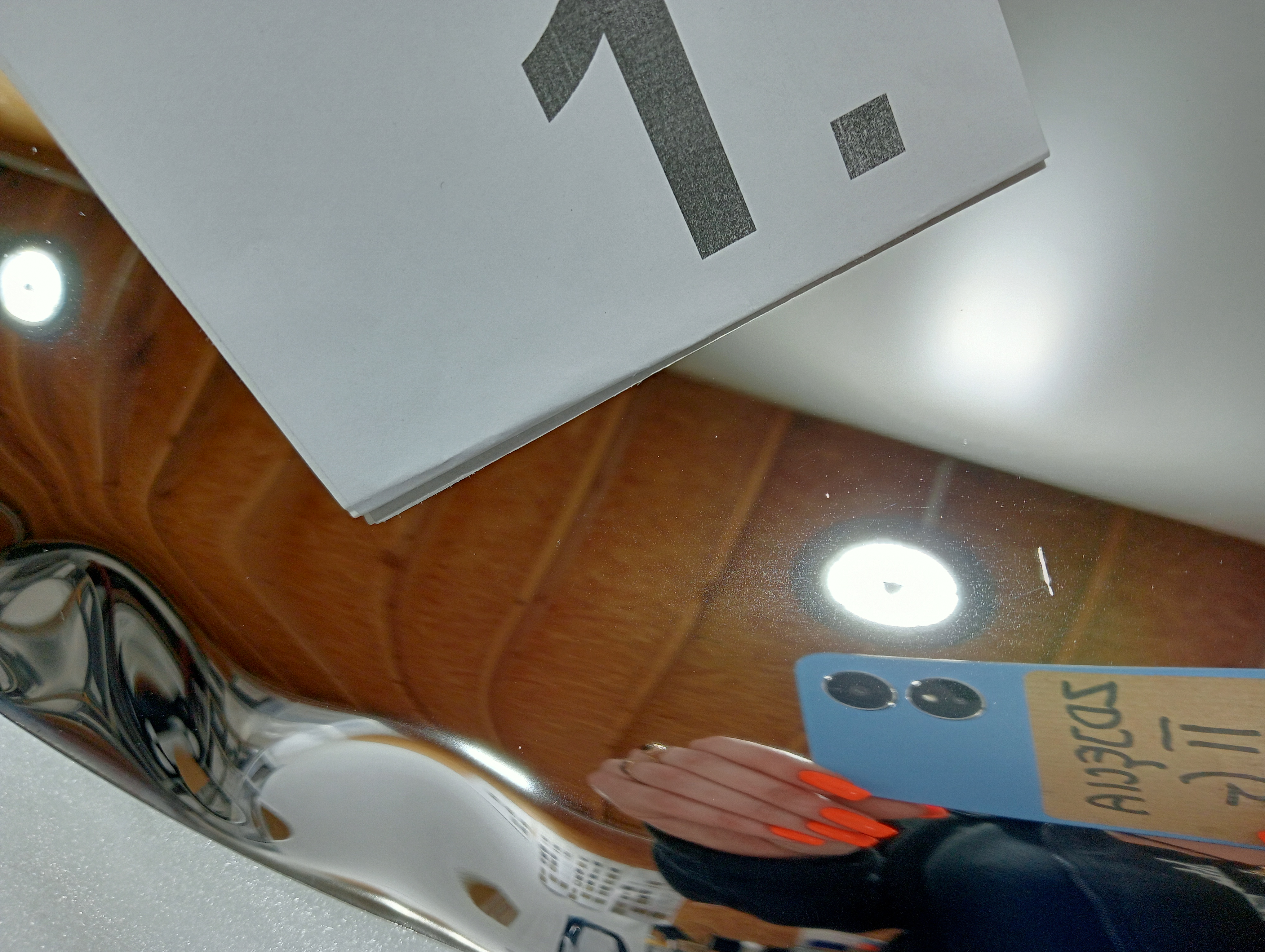 Table Mirror O5 Stainless Steel Polished Silver