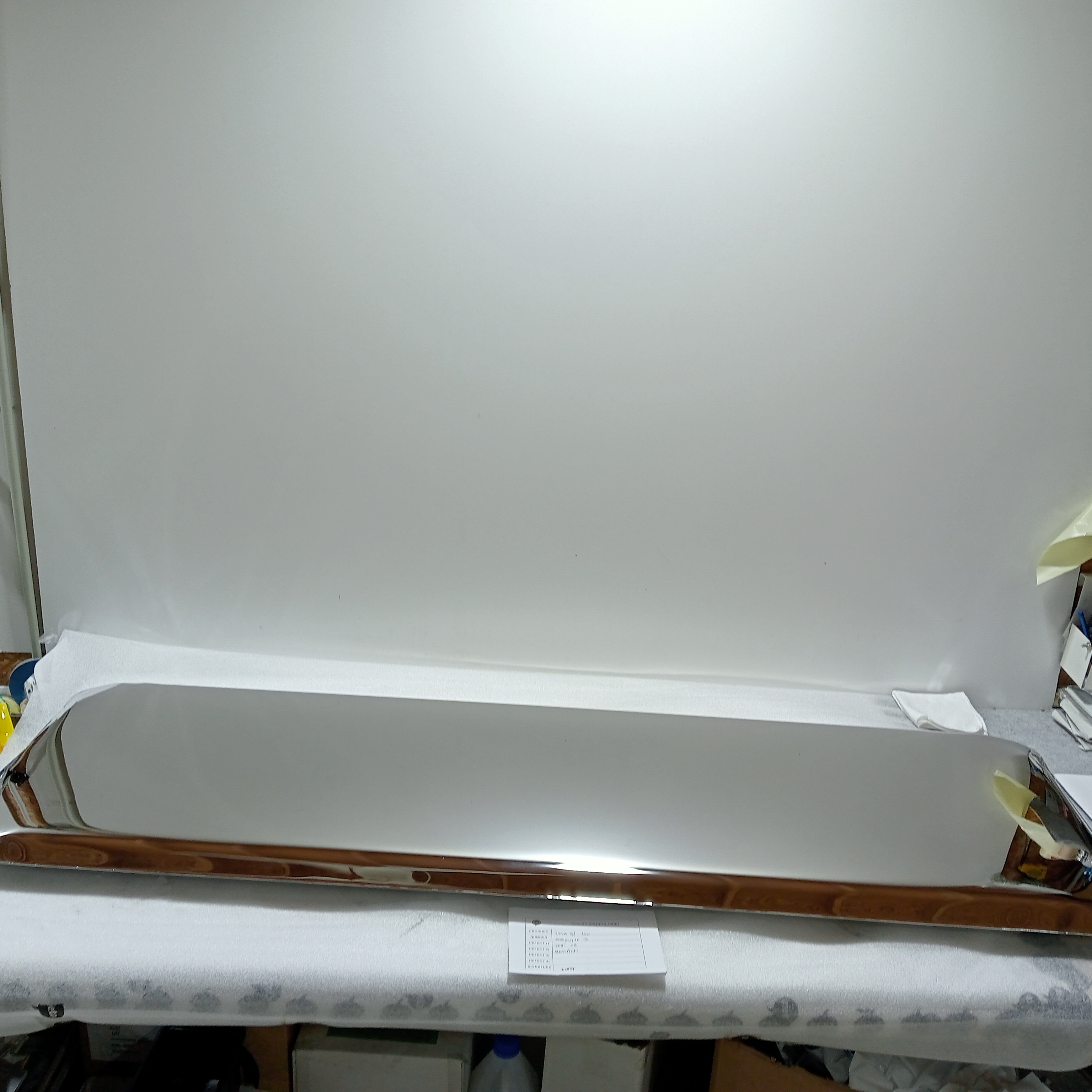 Table Mirror Q1 Stainless Steel Polished Silver