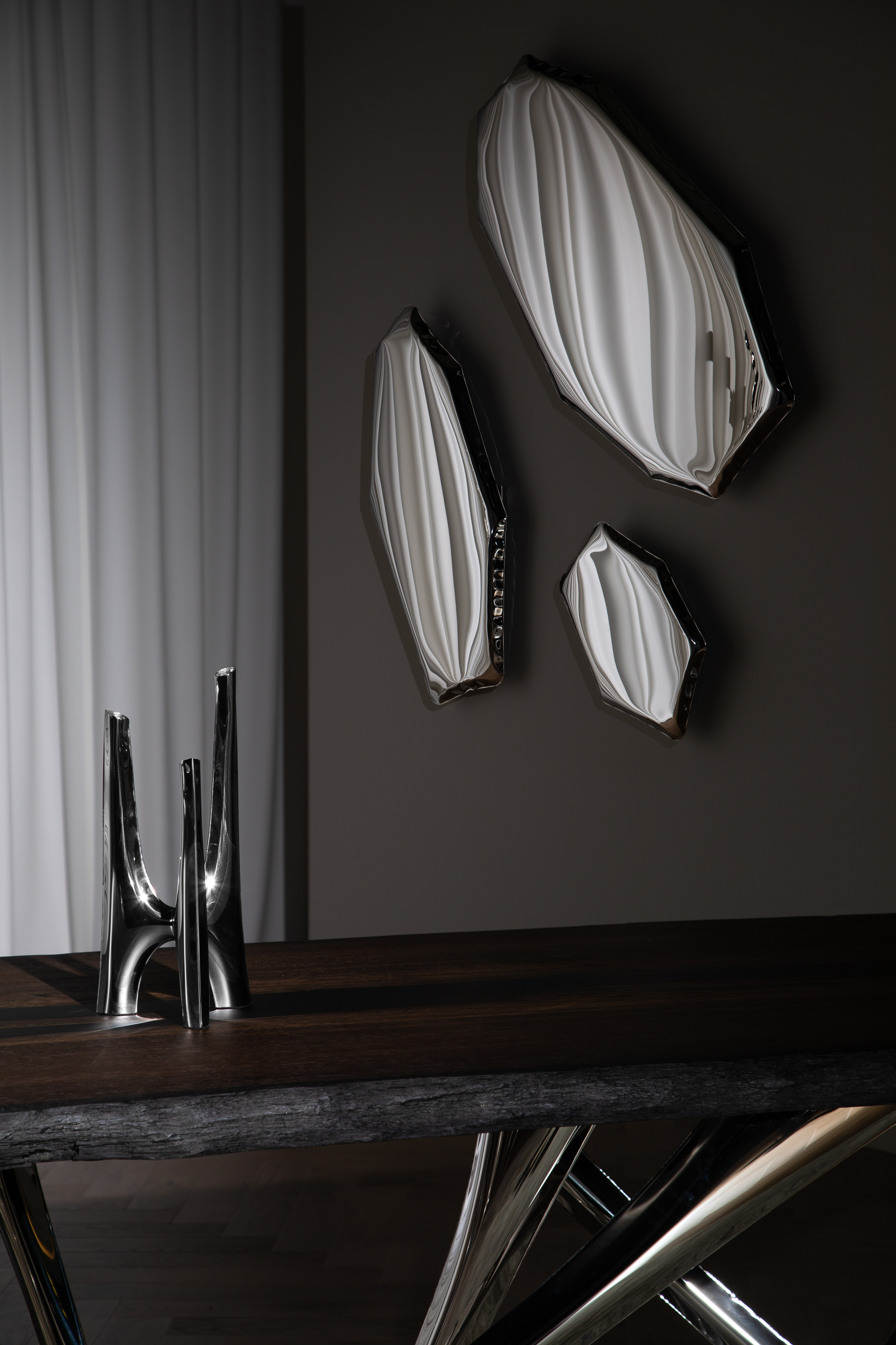 Tafla Spiegel C4 Edelstahl Inox Poliert Silber