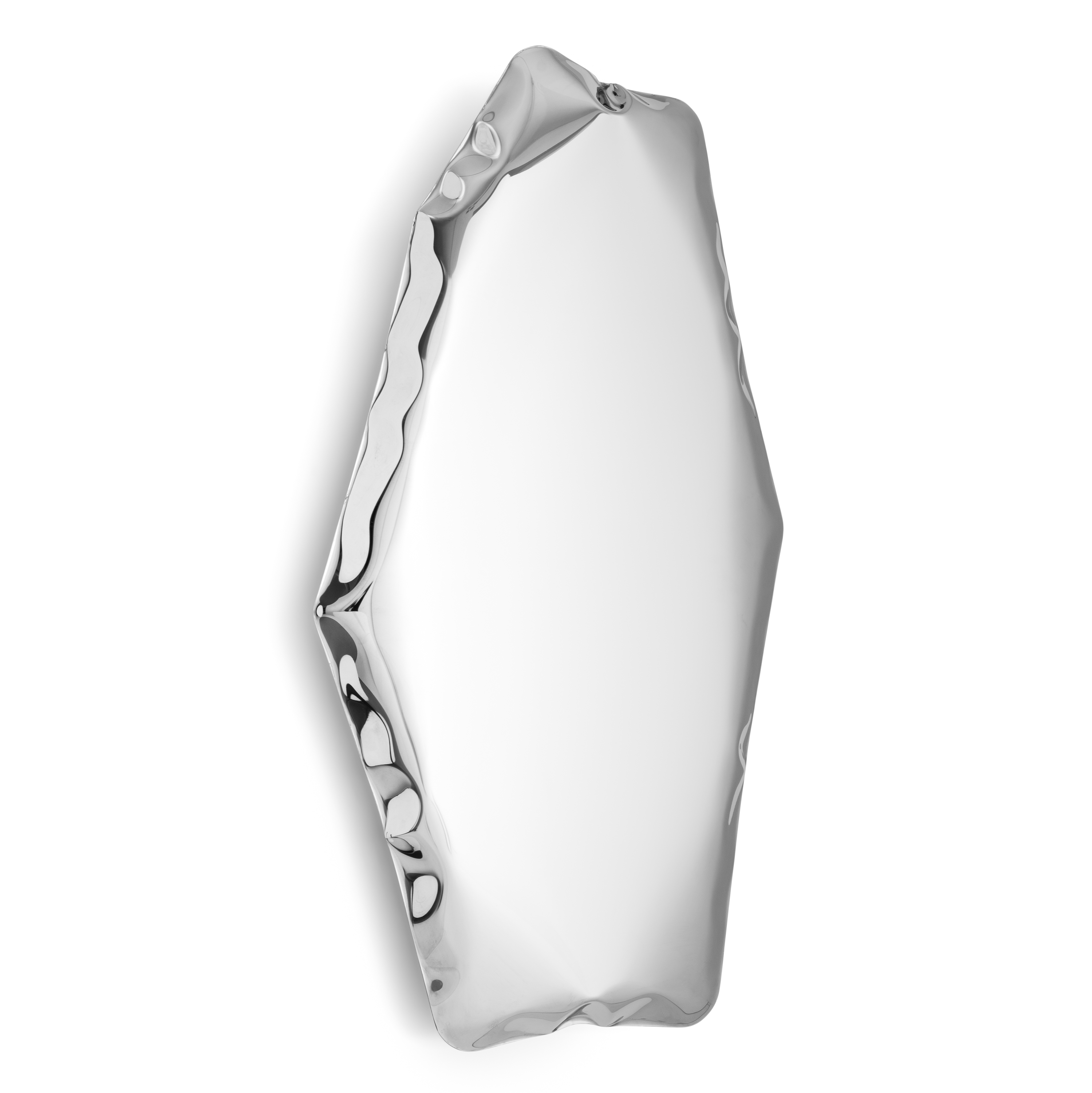 Table Mirror C4.5 Stainless Steel Inox Polished Silver