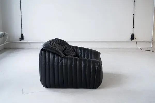 Sandra Sessel Madras-Leder Schwarz