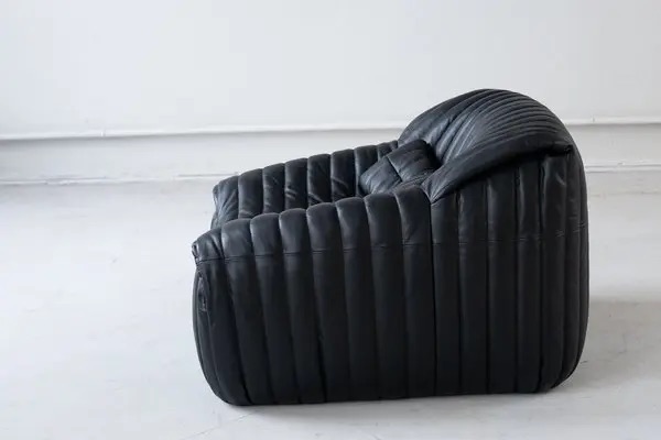 Sandra Chair Madras Leather Black