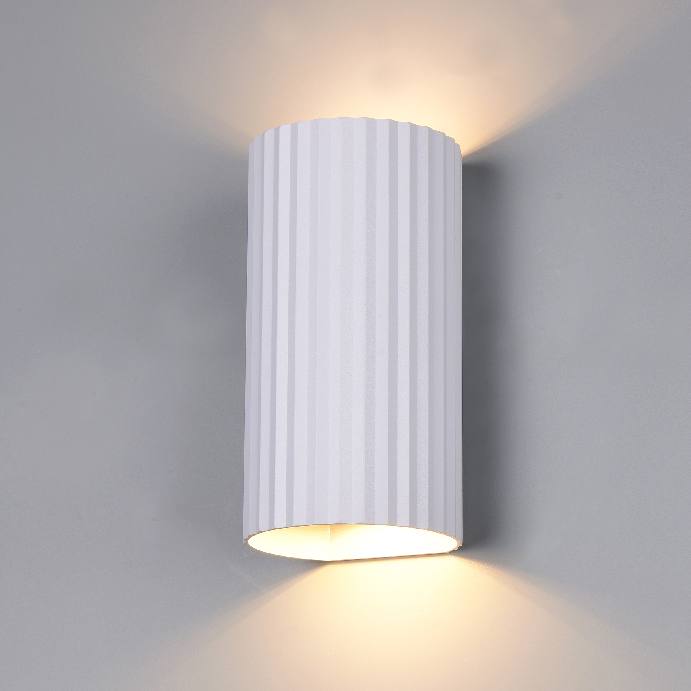 2-Light Soka Wall Lamp Iron White