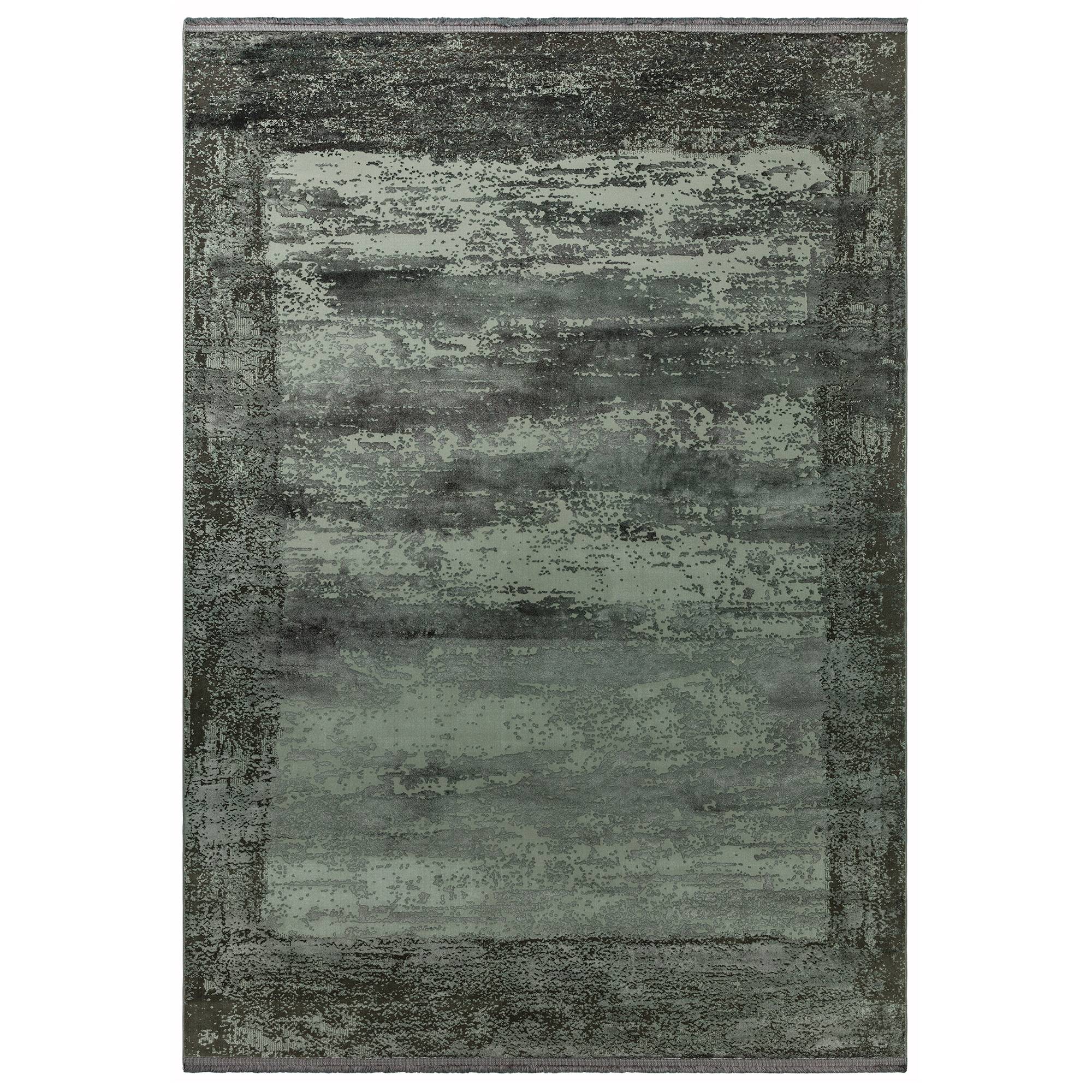 Athera AT03 Border-Teppich Antrazitgrau 230x160cm
