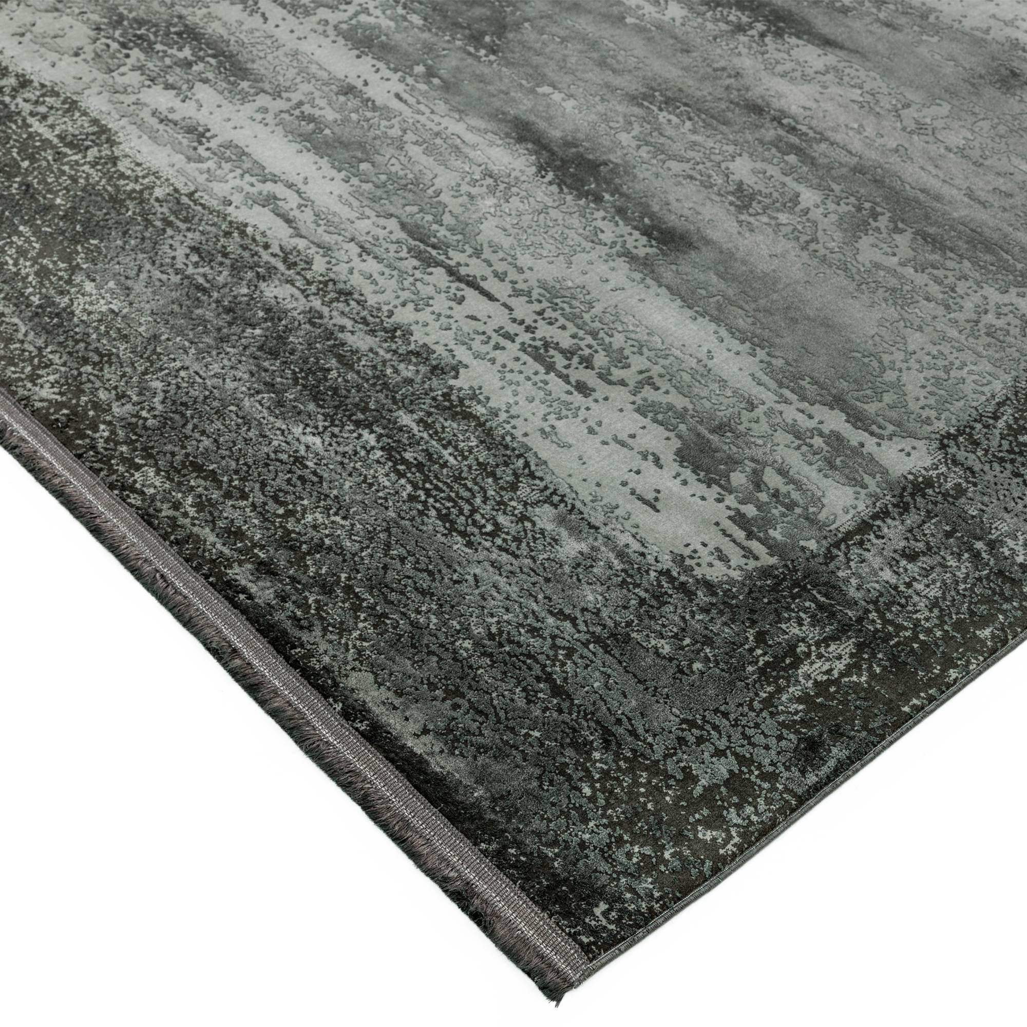 Athera AT03 Border-Teppich Antrazitgrau 230x160cm