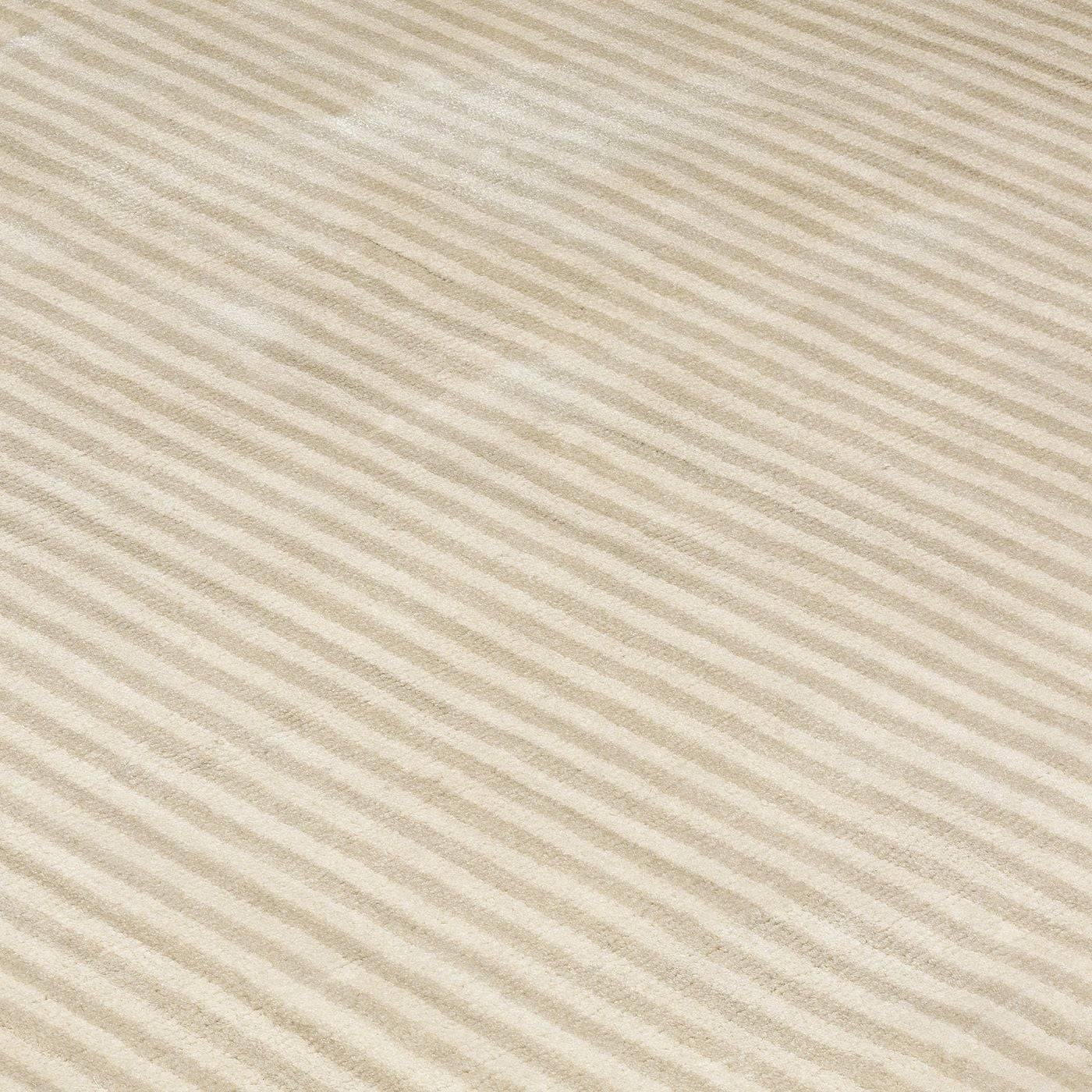 Chrome Stripe Rug Cream 180x120cm