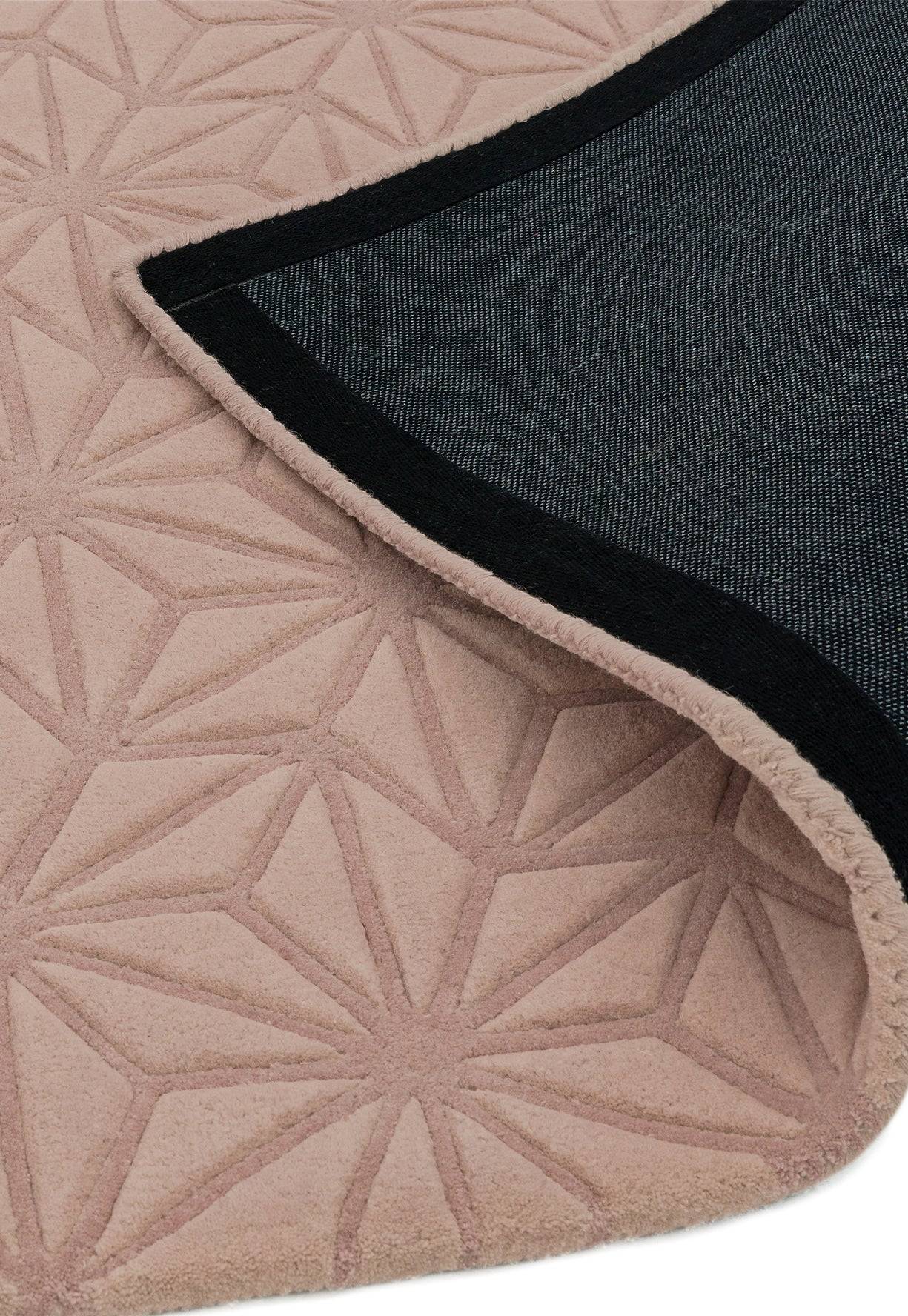 Starburst Carpet Wool Pink 120x170cm