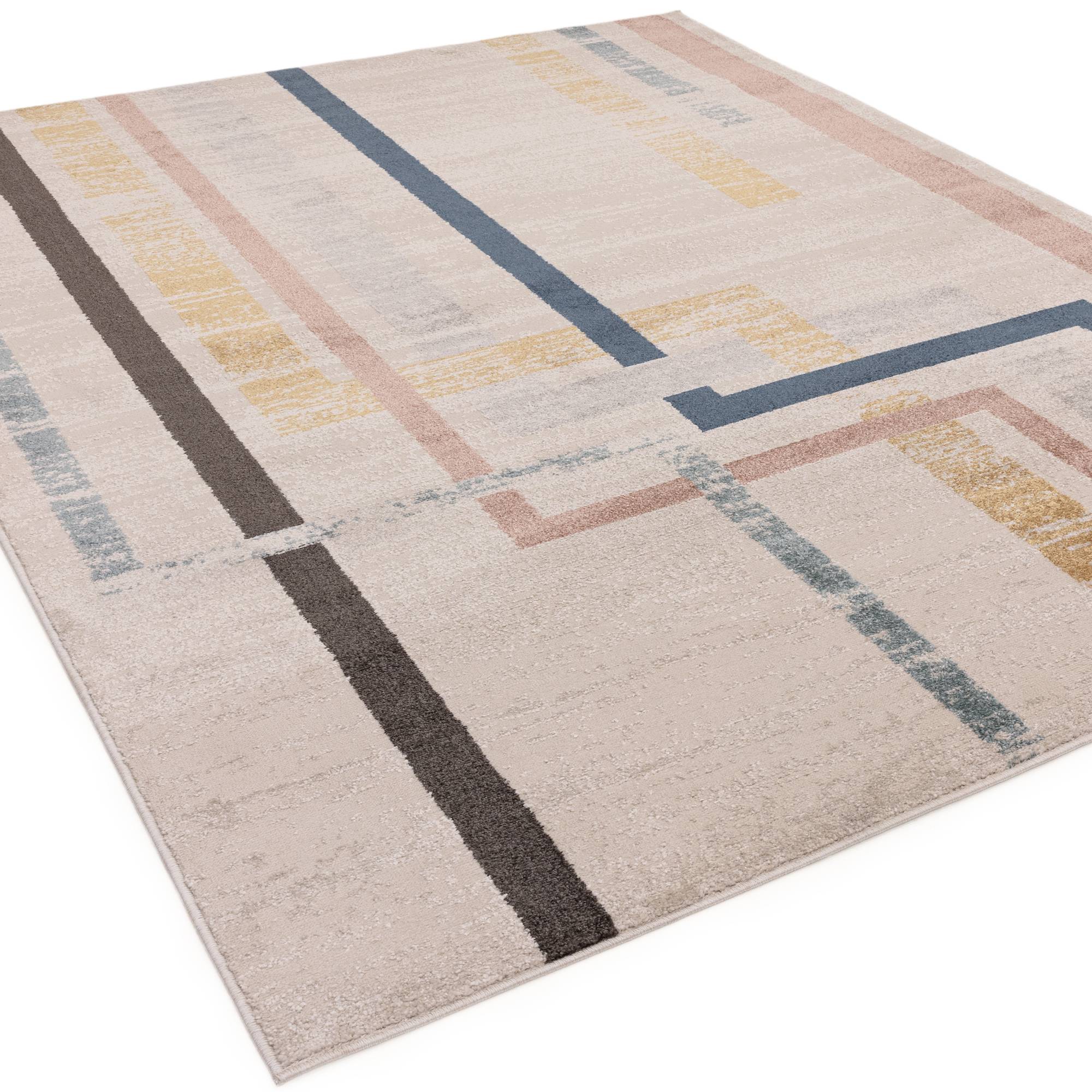 Viva Teppich Mehrfarbig Abstraktes Muster 120x160cm