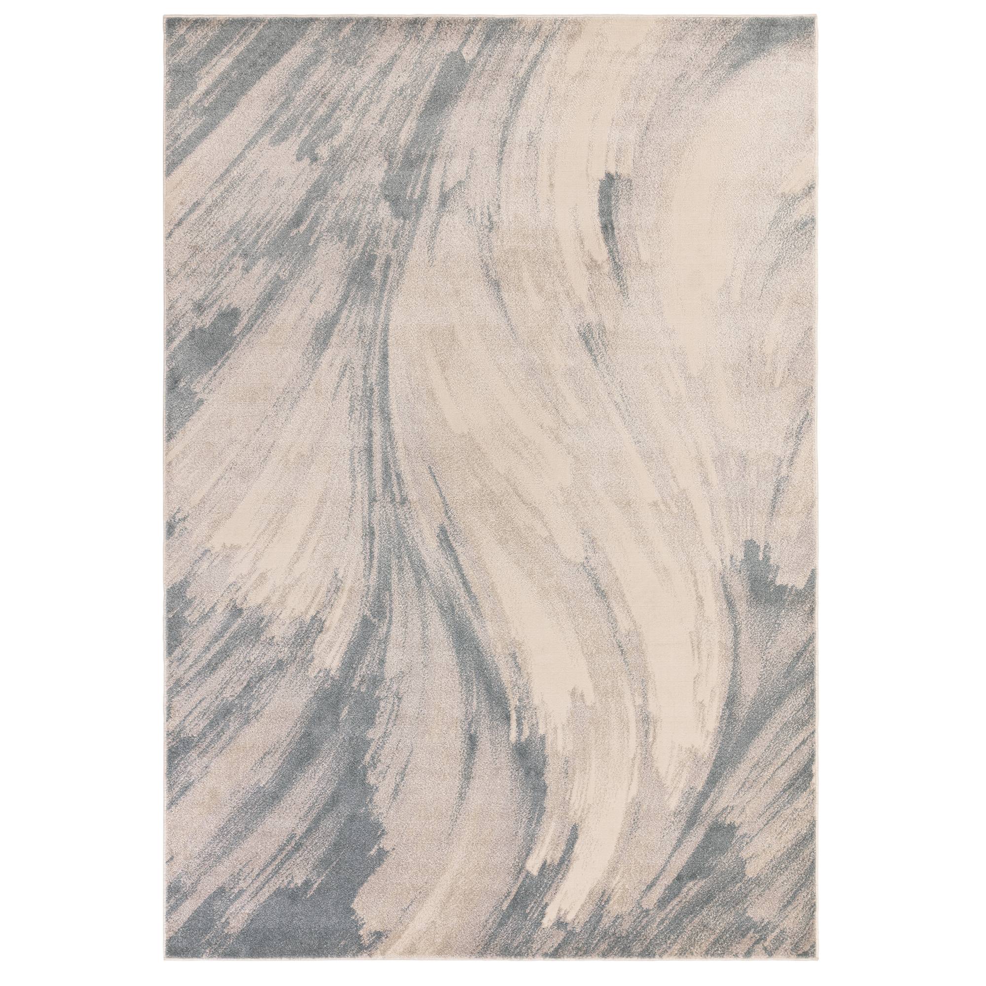 Viva Teppich Blau Abstraktes Muster 200x275cm
