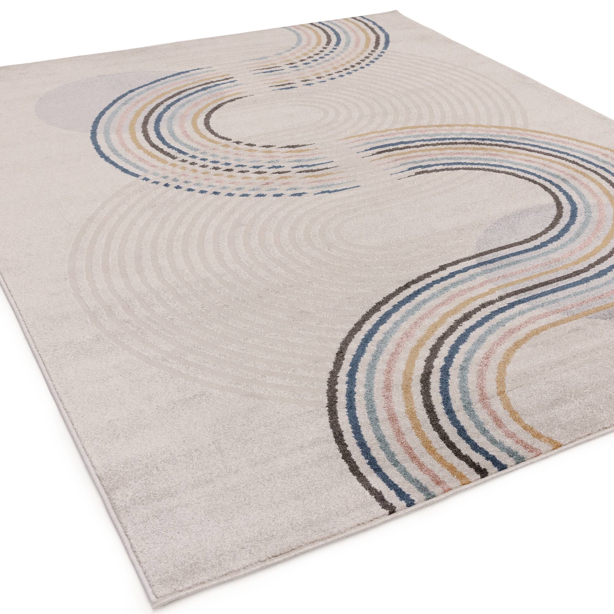 Viva Teppich Mehrfarbig Abstraktes Muster 200x275cm
