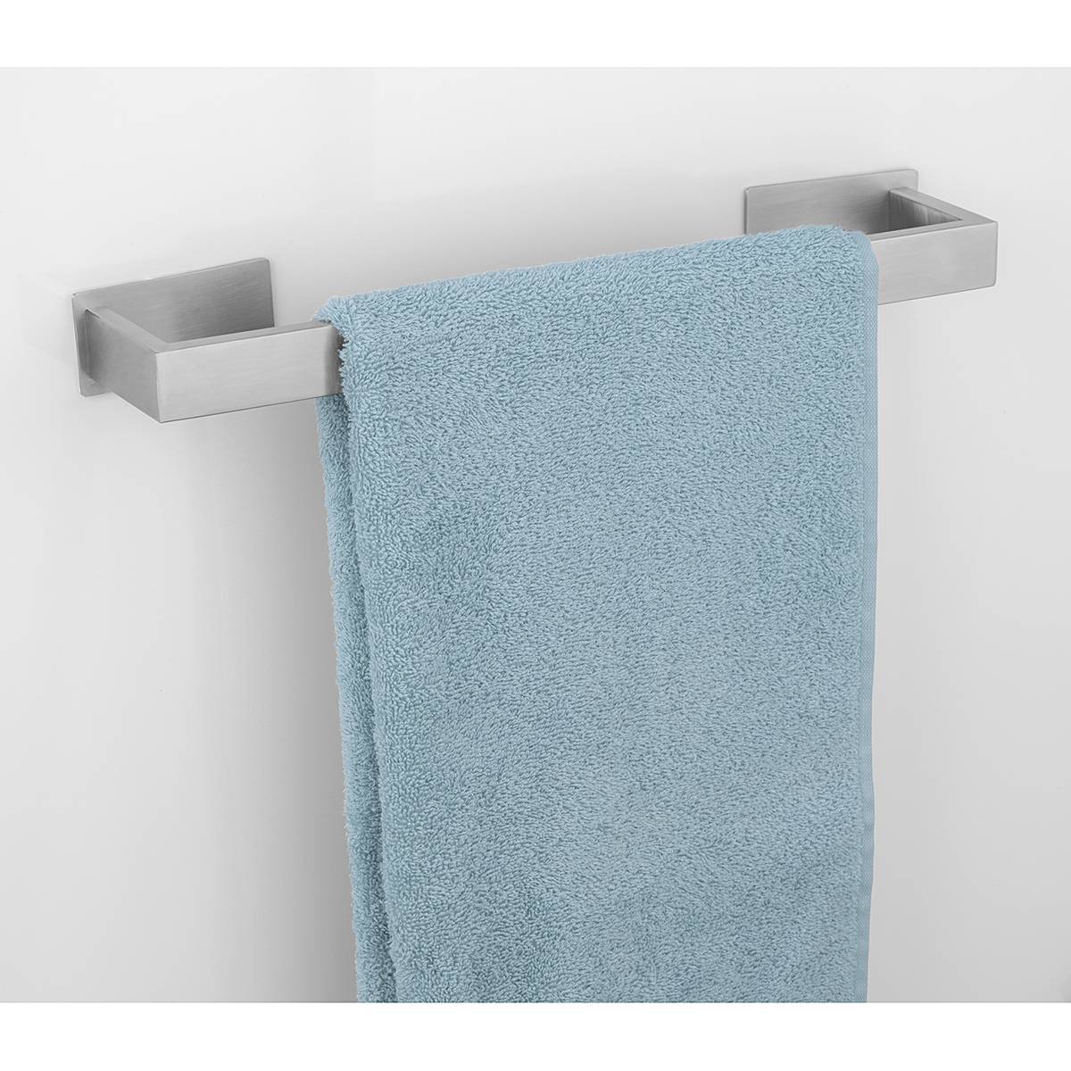 Genova Towel Rail Stainless Steel Matt Silver