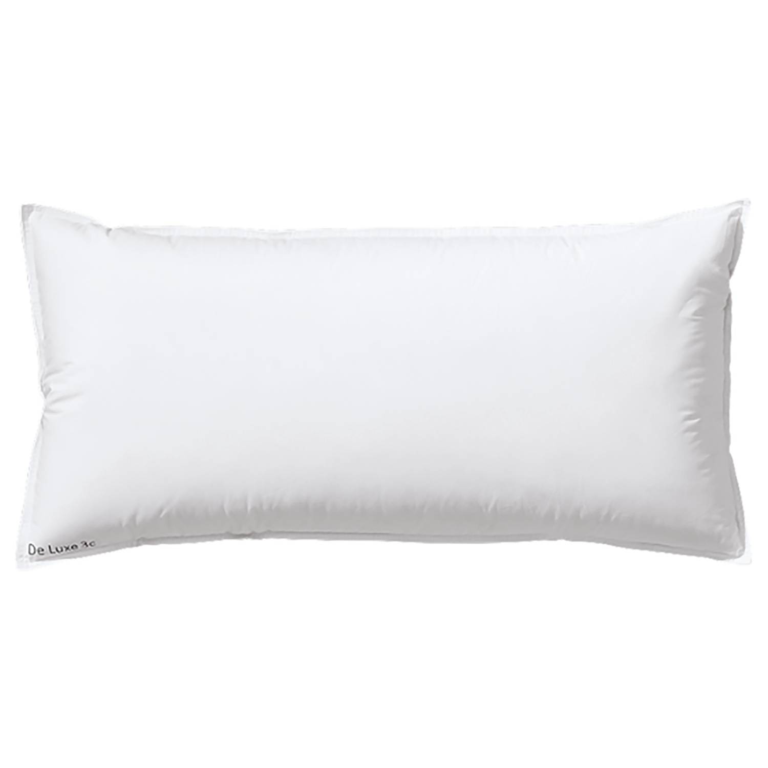 DeLuxe Daunenkissen 40x60cm Baumwolle Federn Weiß 