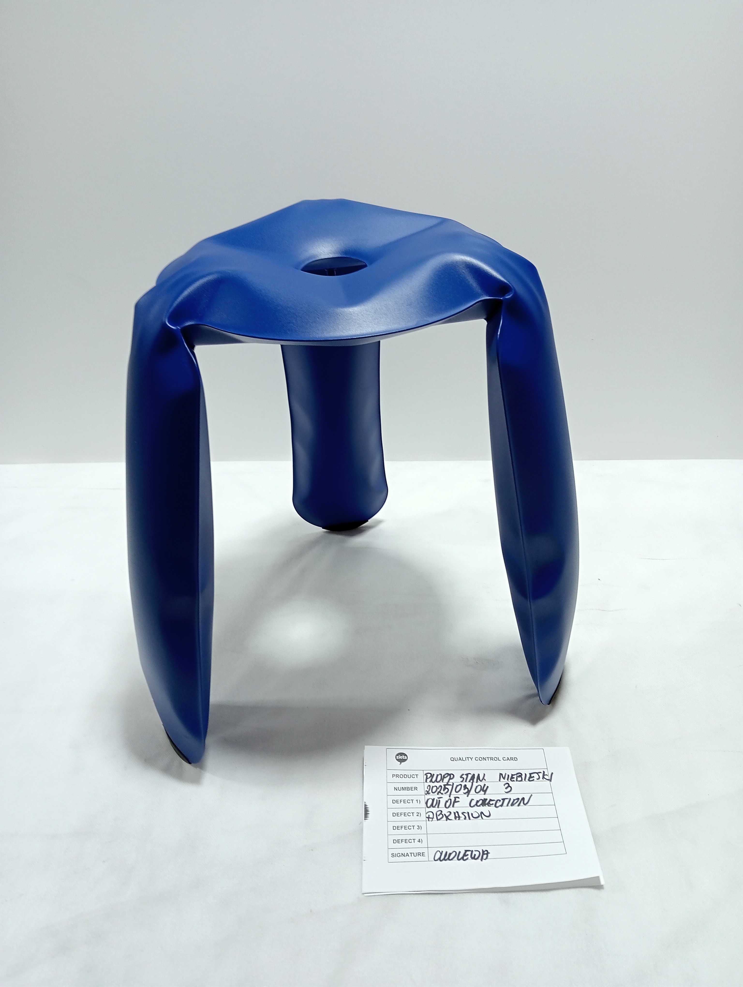 Plopp Standard Stool Steel Blue
