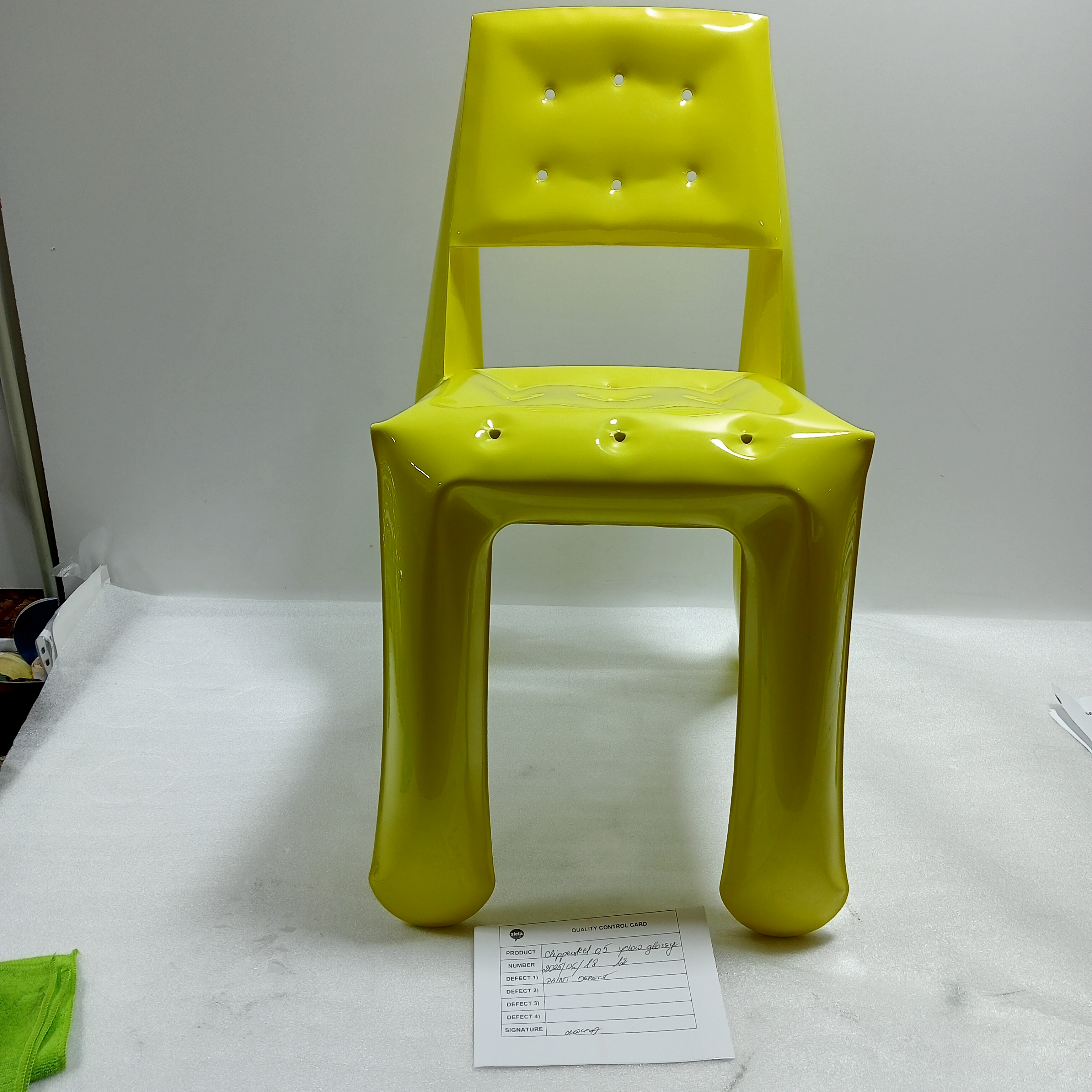Chippensteel 0.5 Chair Steel Yellow Glossy