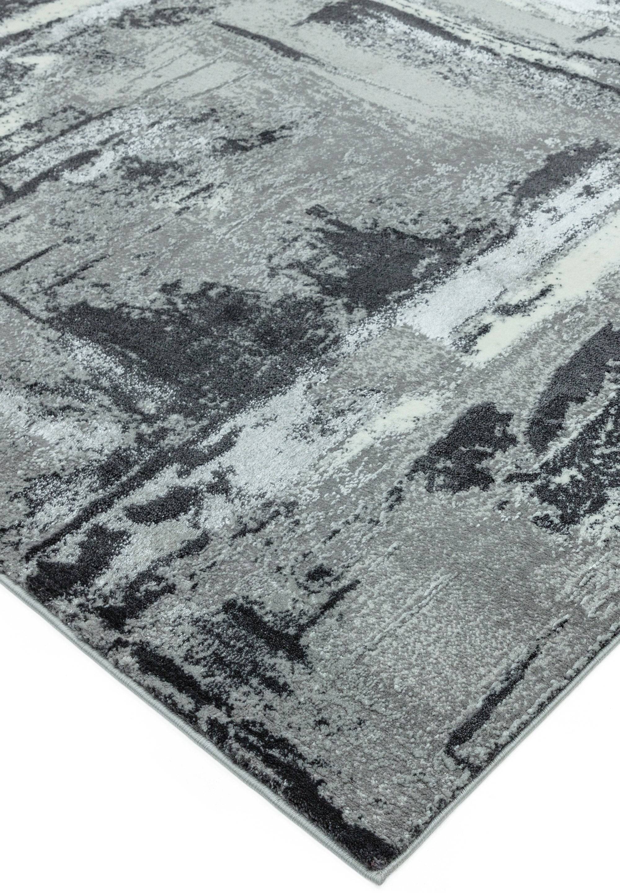 Orion Grey Metallic Carpet 120x170cm