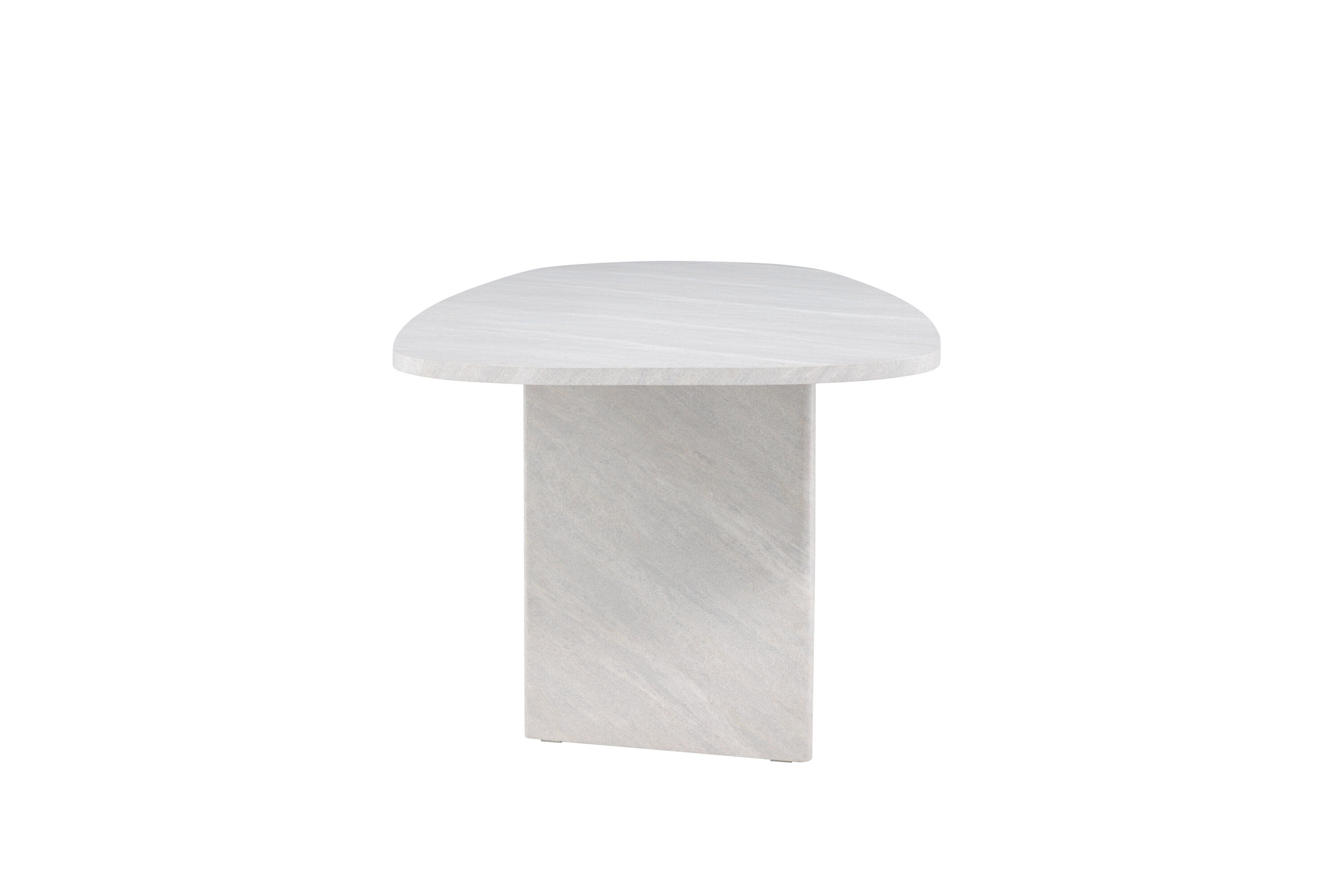 Grönvik Dining Table White Concrete Look 220x100cm