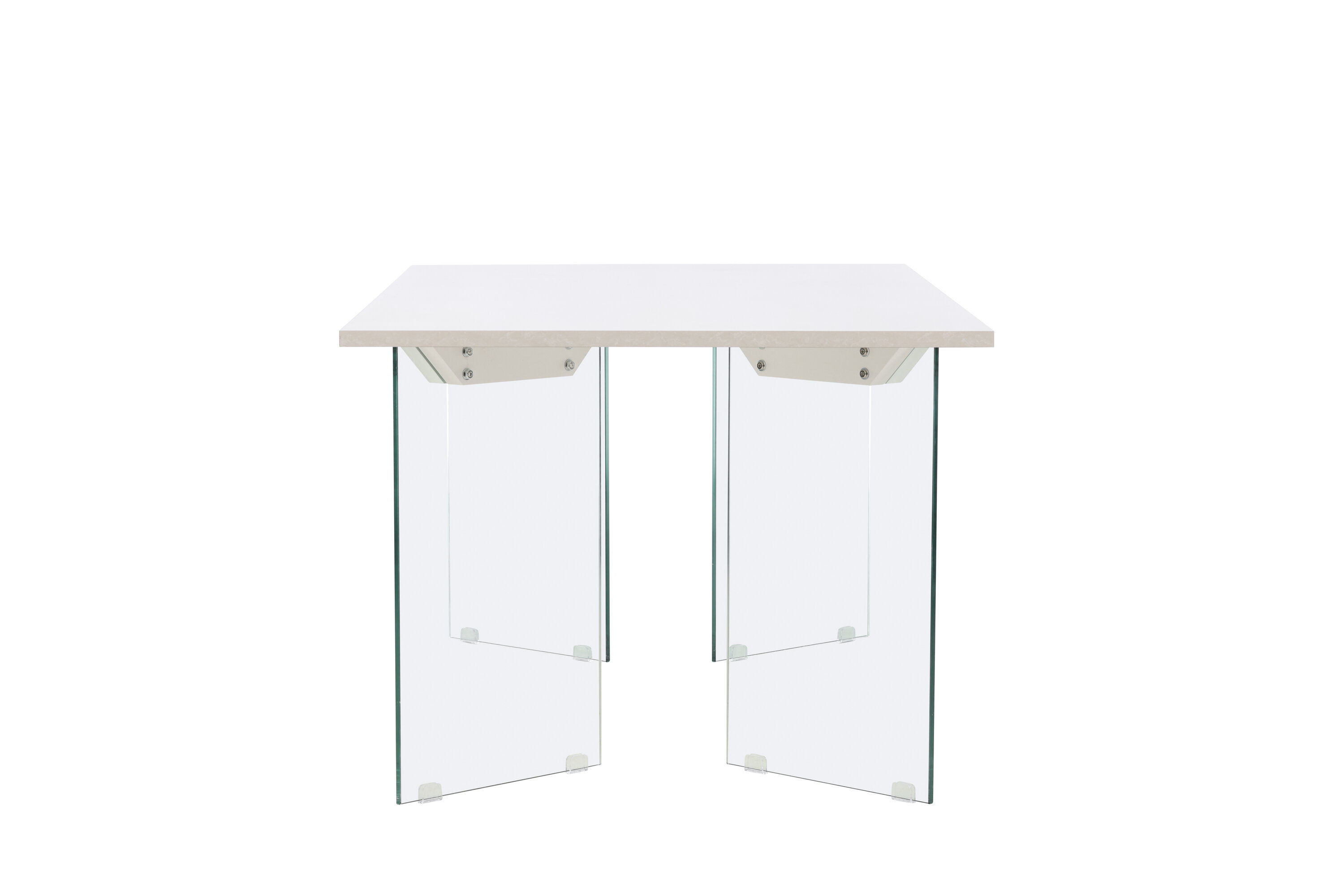 Ester Dining Table Glass Concrete look 100x180cm