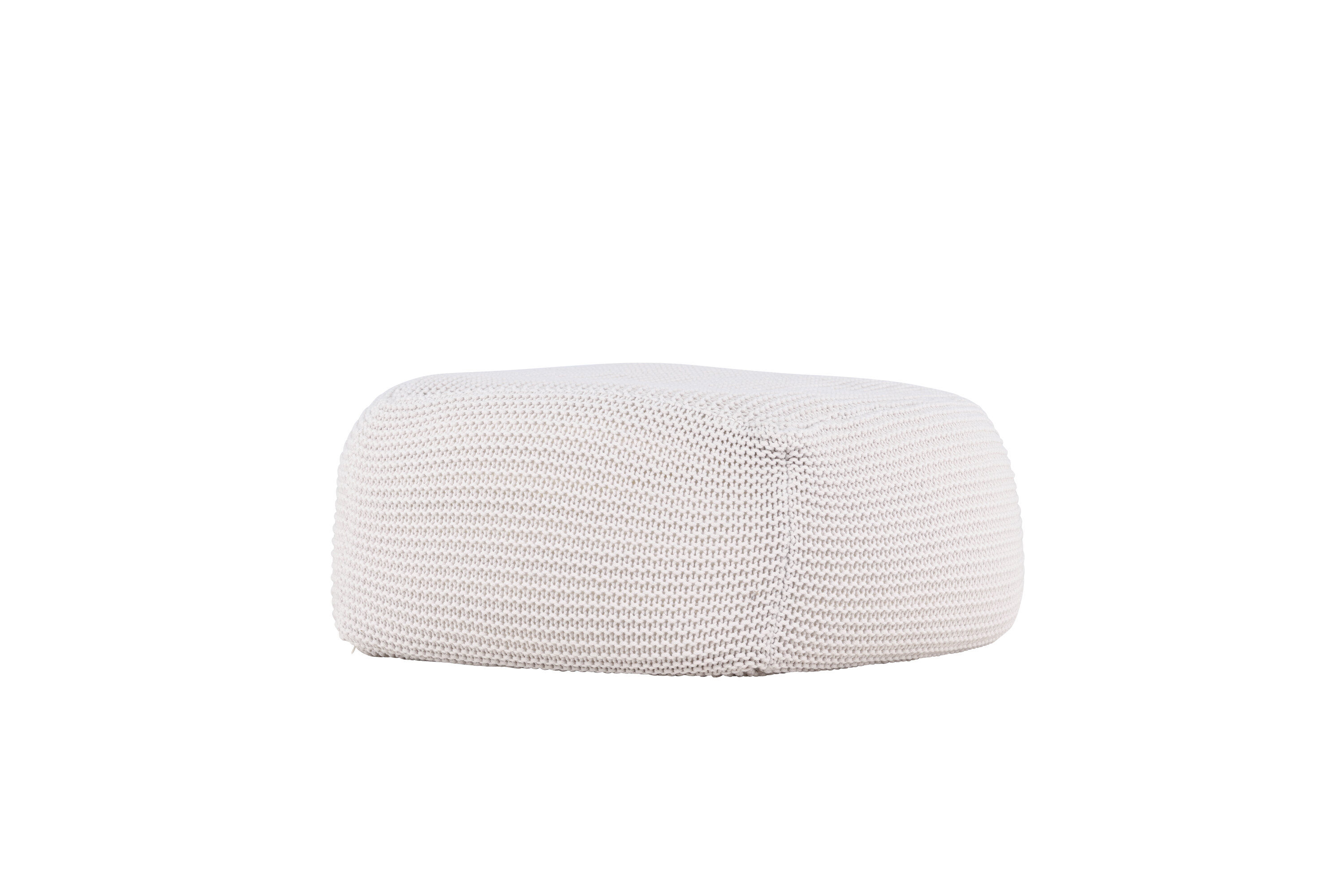 Luca Pouf Creme 60x60cm