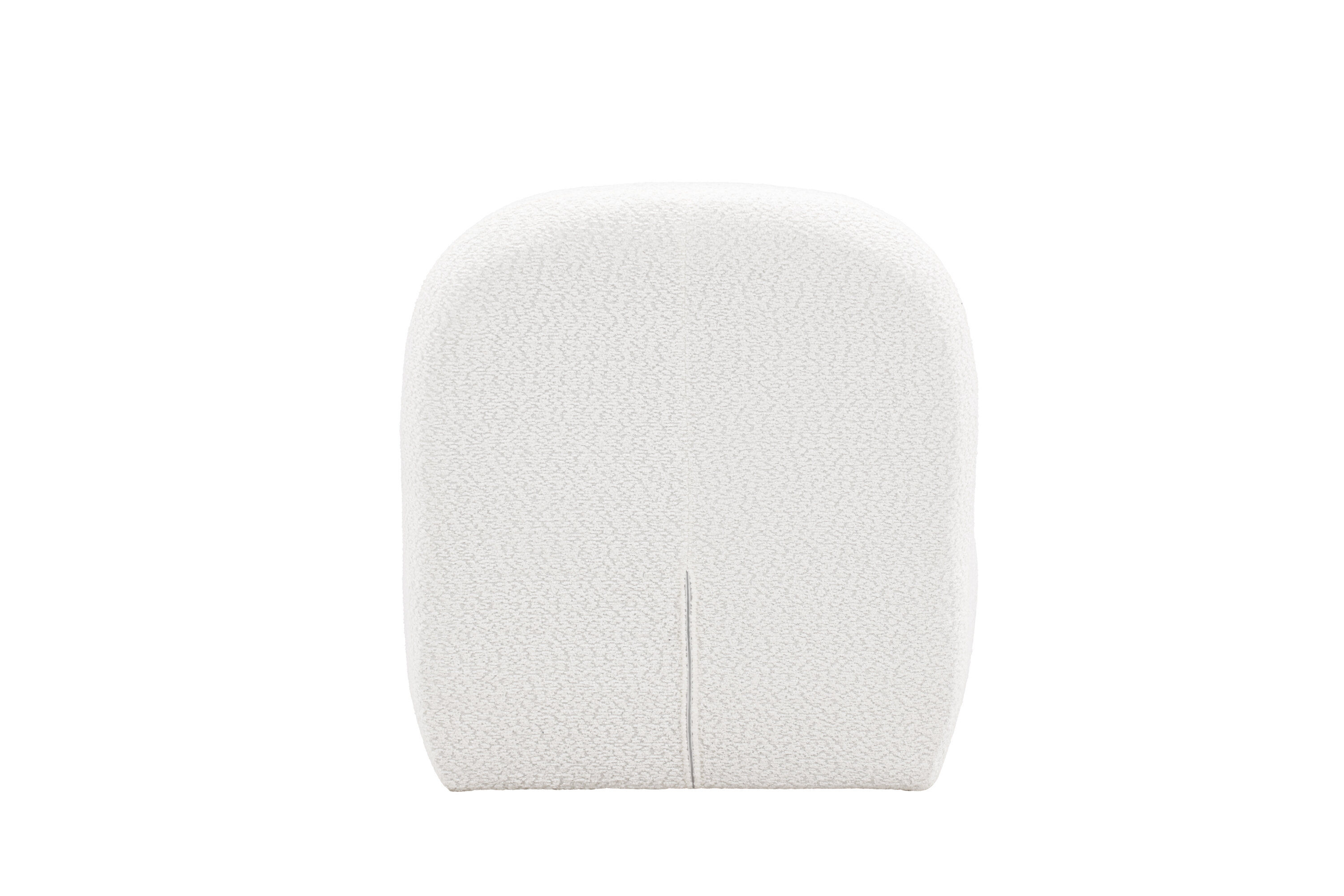 Mahla Lounge Chair White Boucle