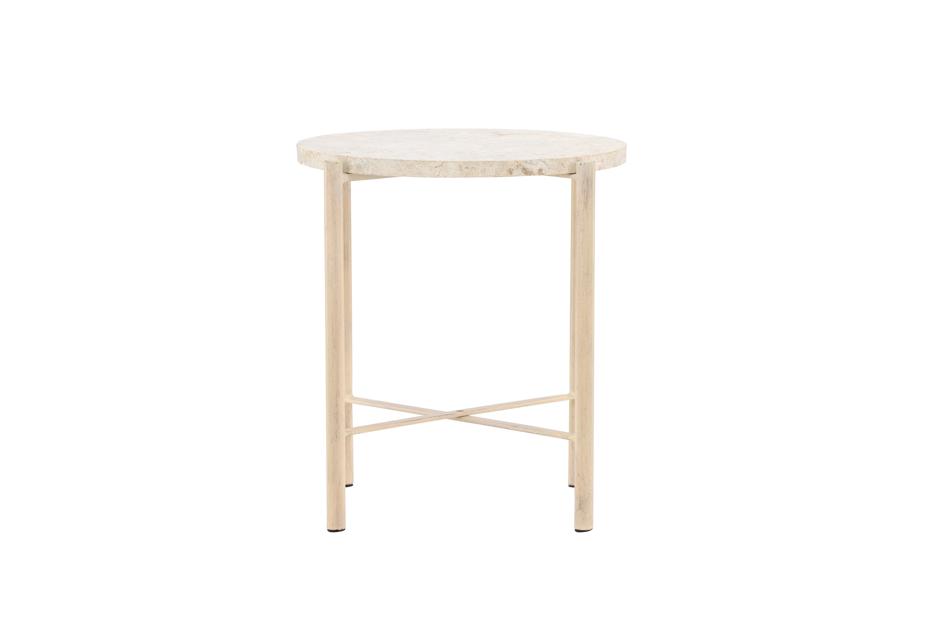 Sandhamn Sofatisch Mactan Beige ⌀40cm