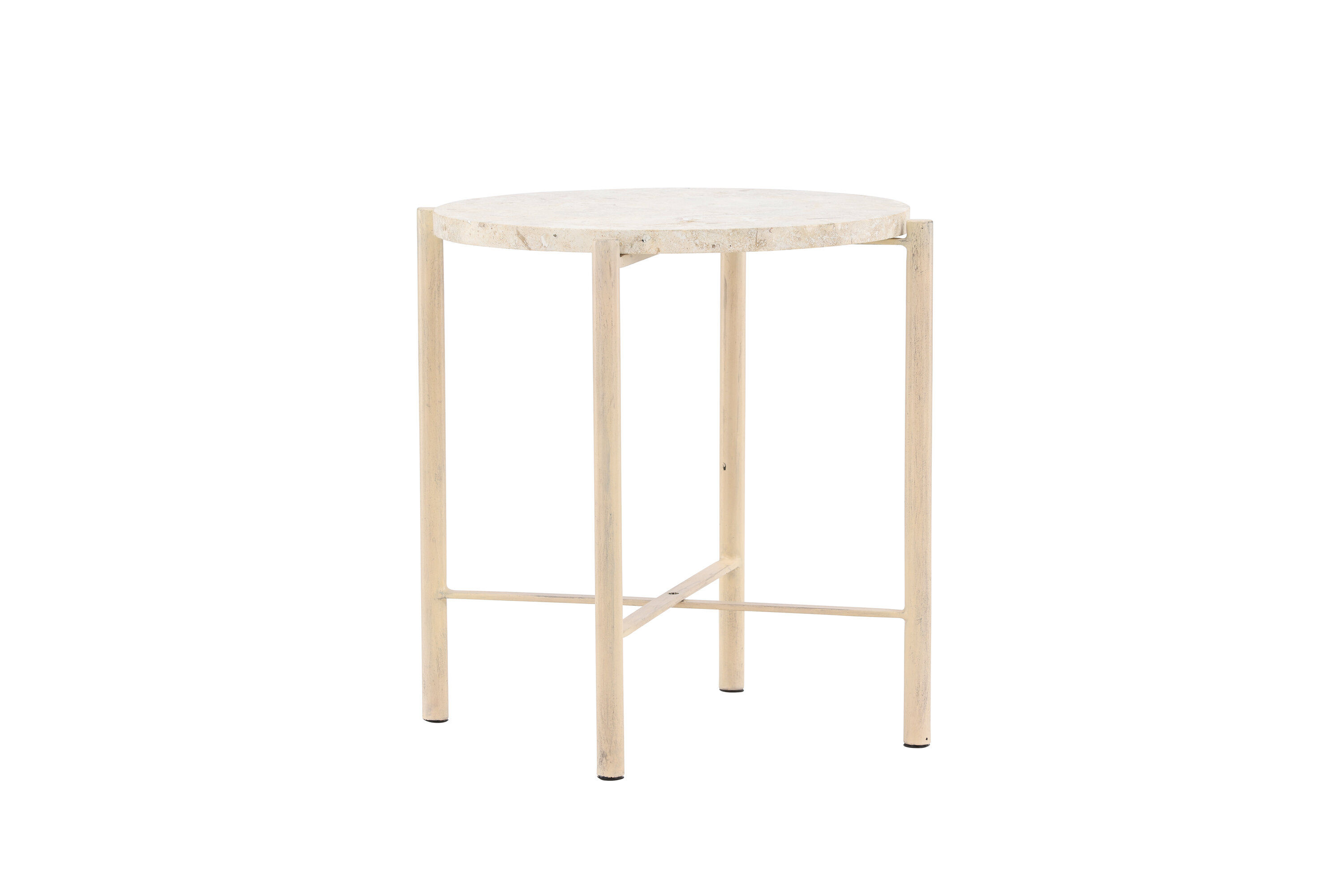 Sandhamn Sofatisch Mactan Beige ⌀40cm