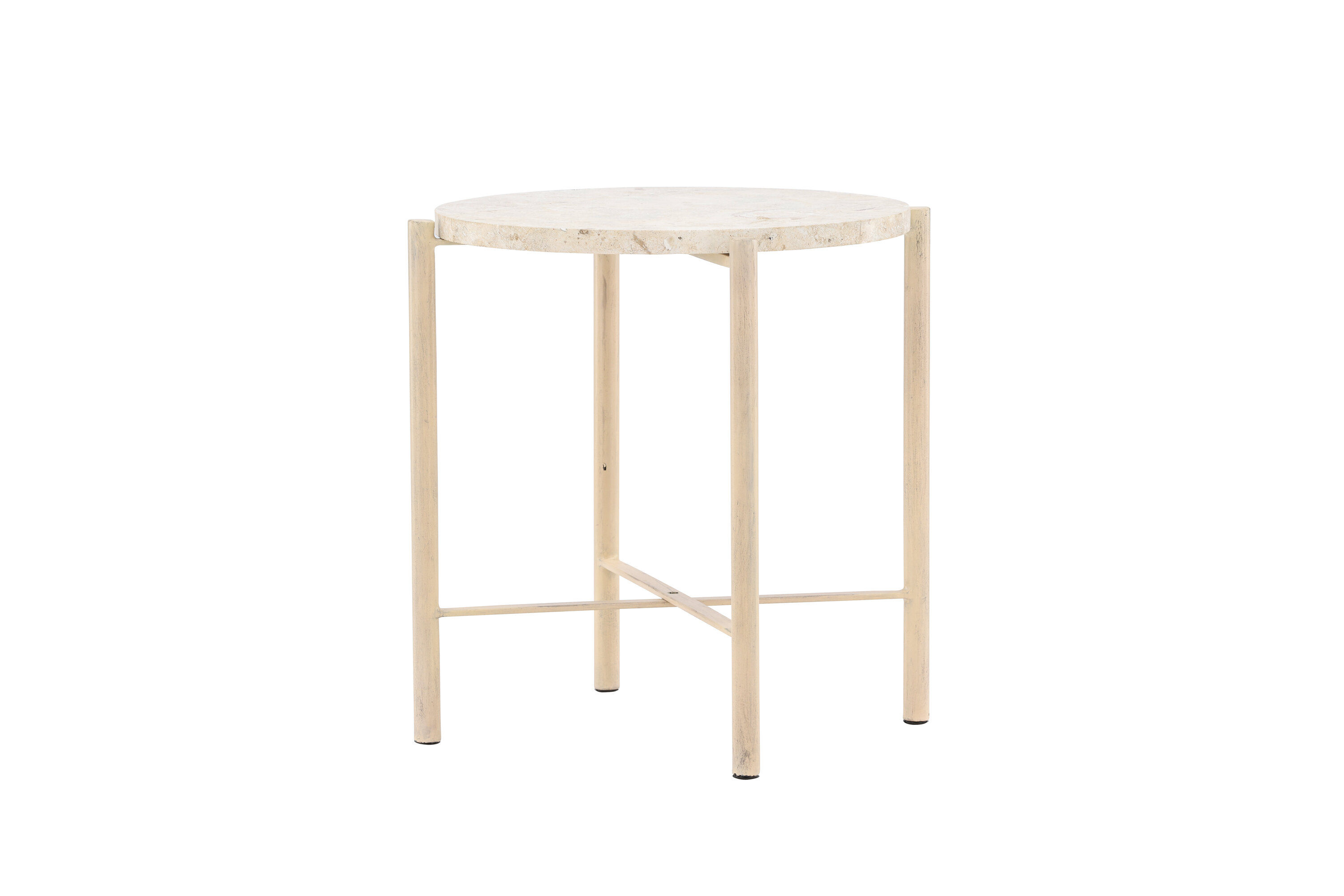 Sandhamn Sofatisch Mactan Beige ⌀40cm