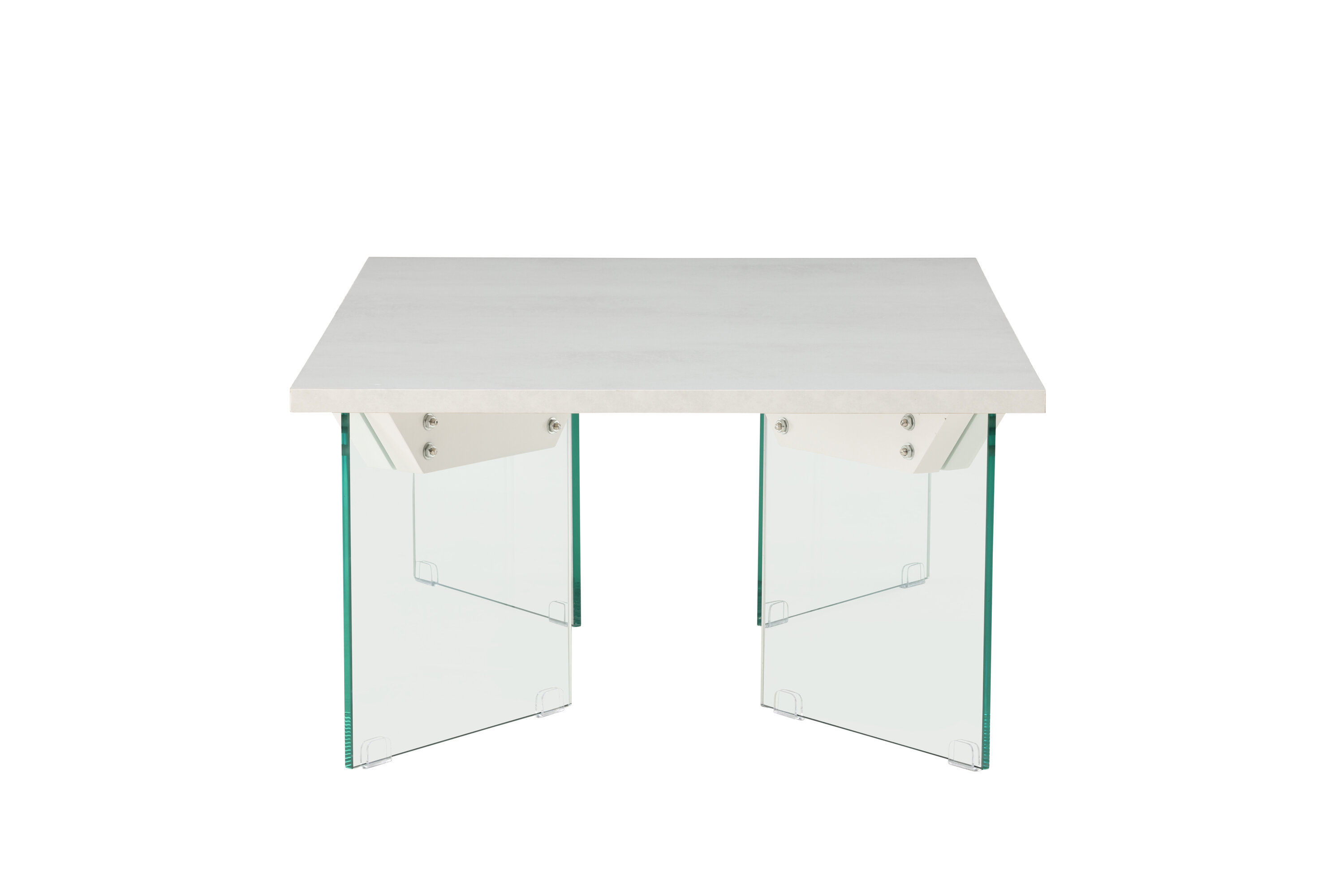 Ester coffee table glass concrete look 120x80x42cm