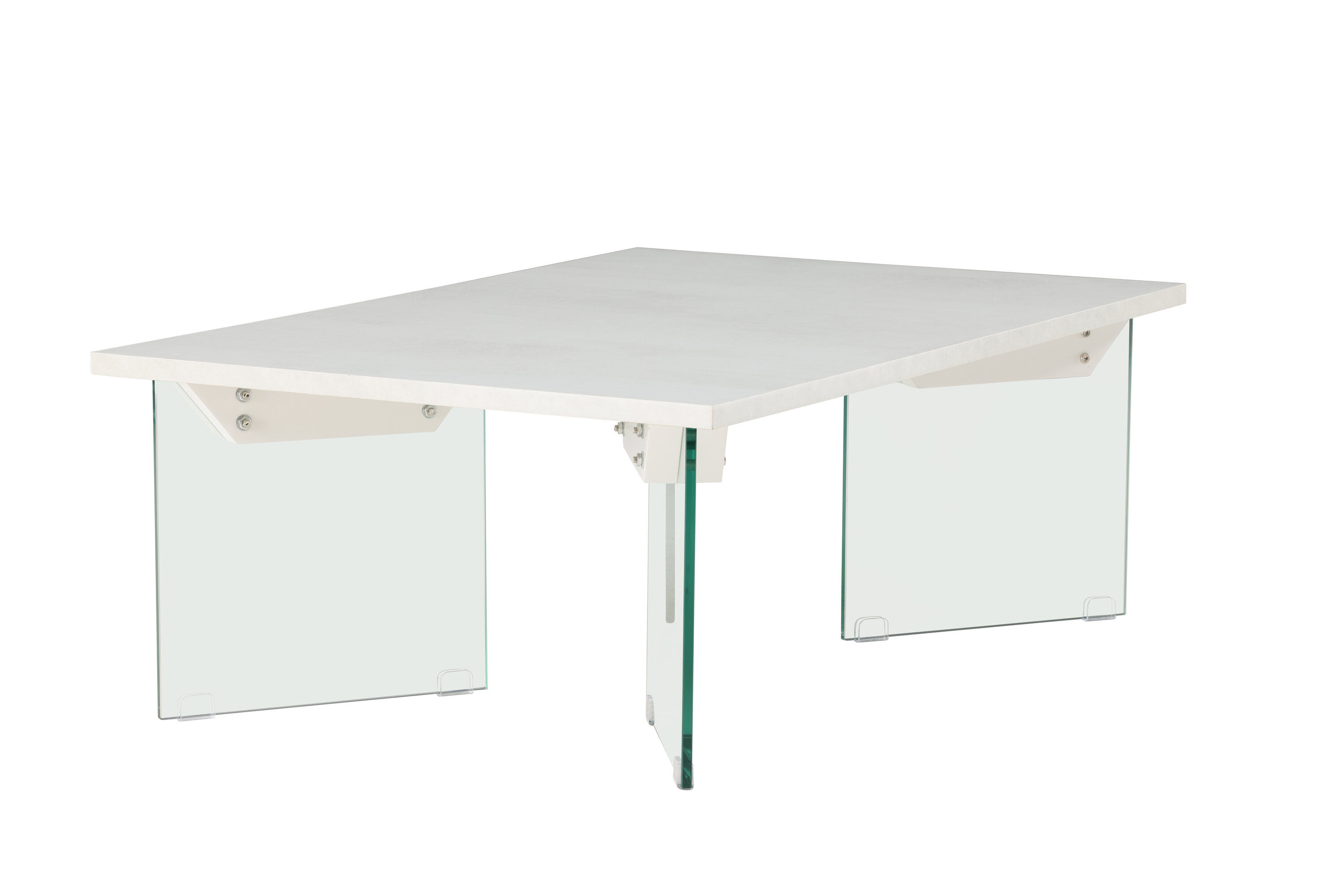 Ester Sofatisch Glas Betonoptik 120x80x42cm