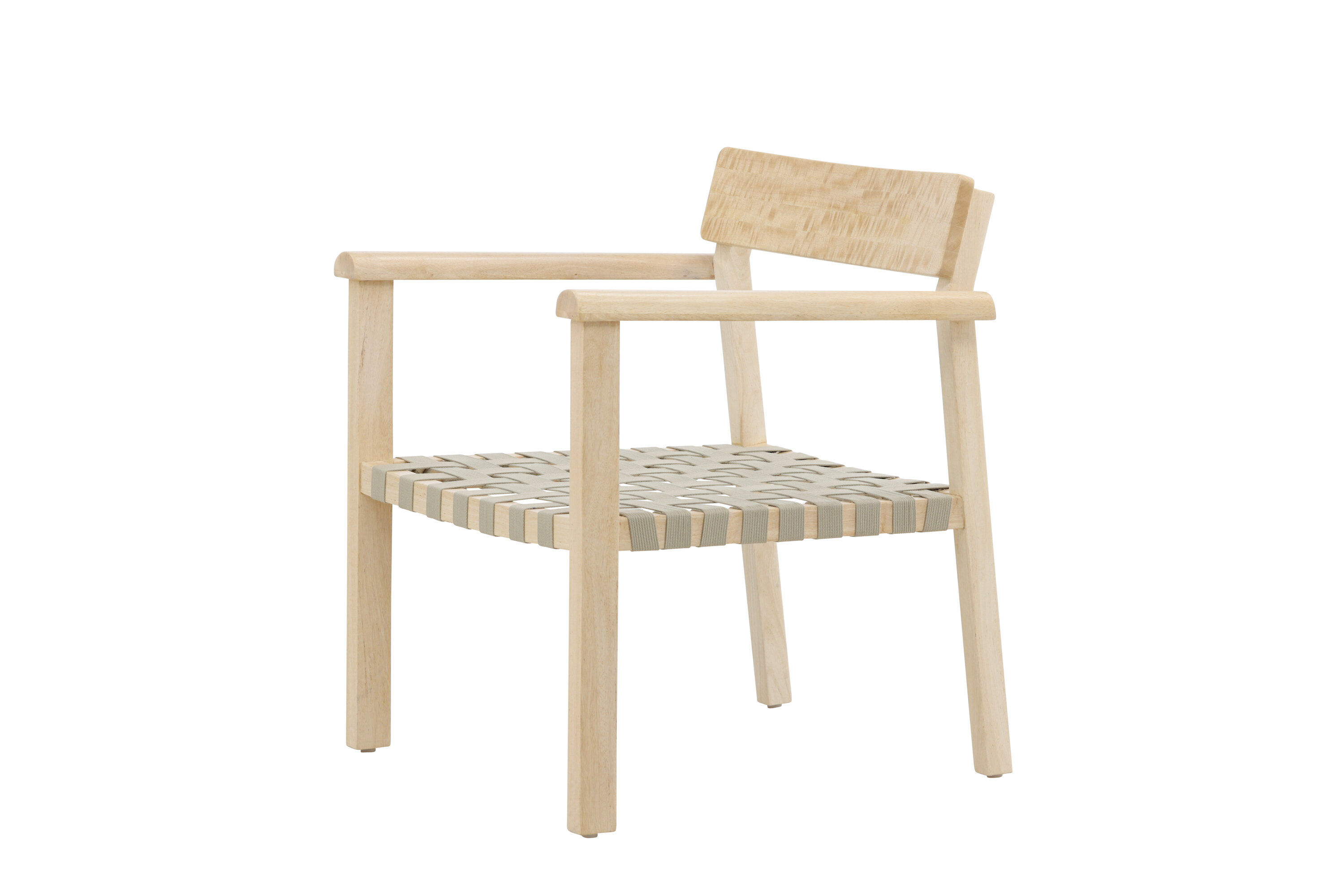 Krois Armchair Nature Mahogany Grey