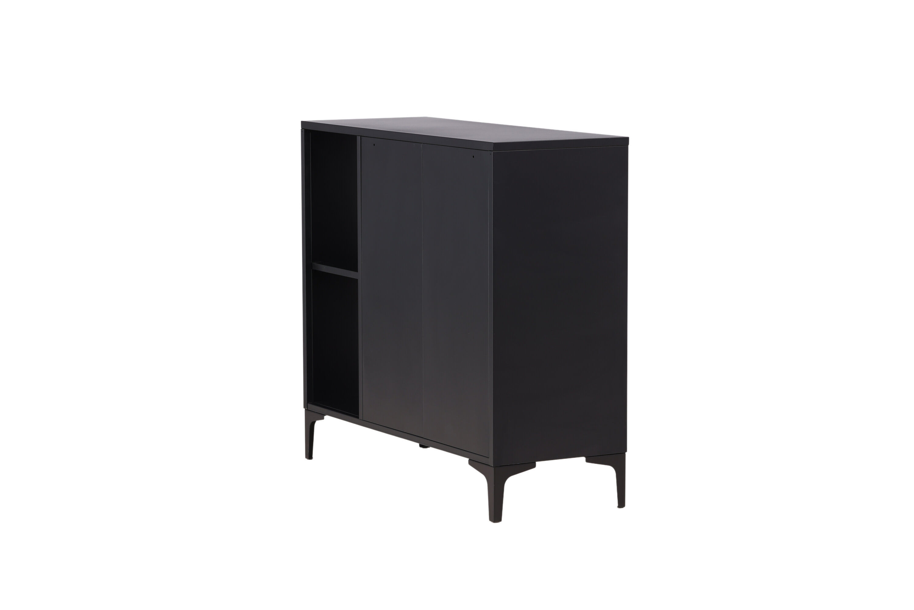 Plate Cabinet Steel Black