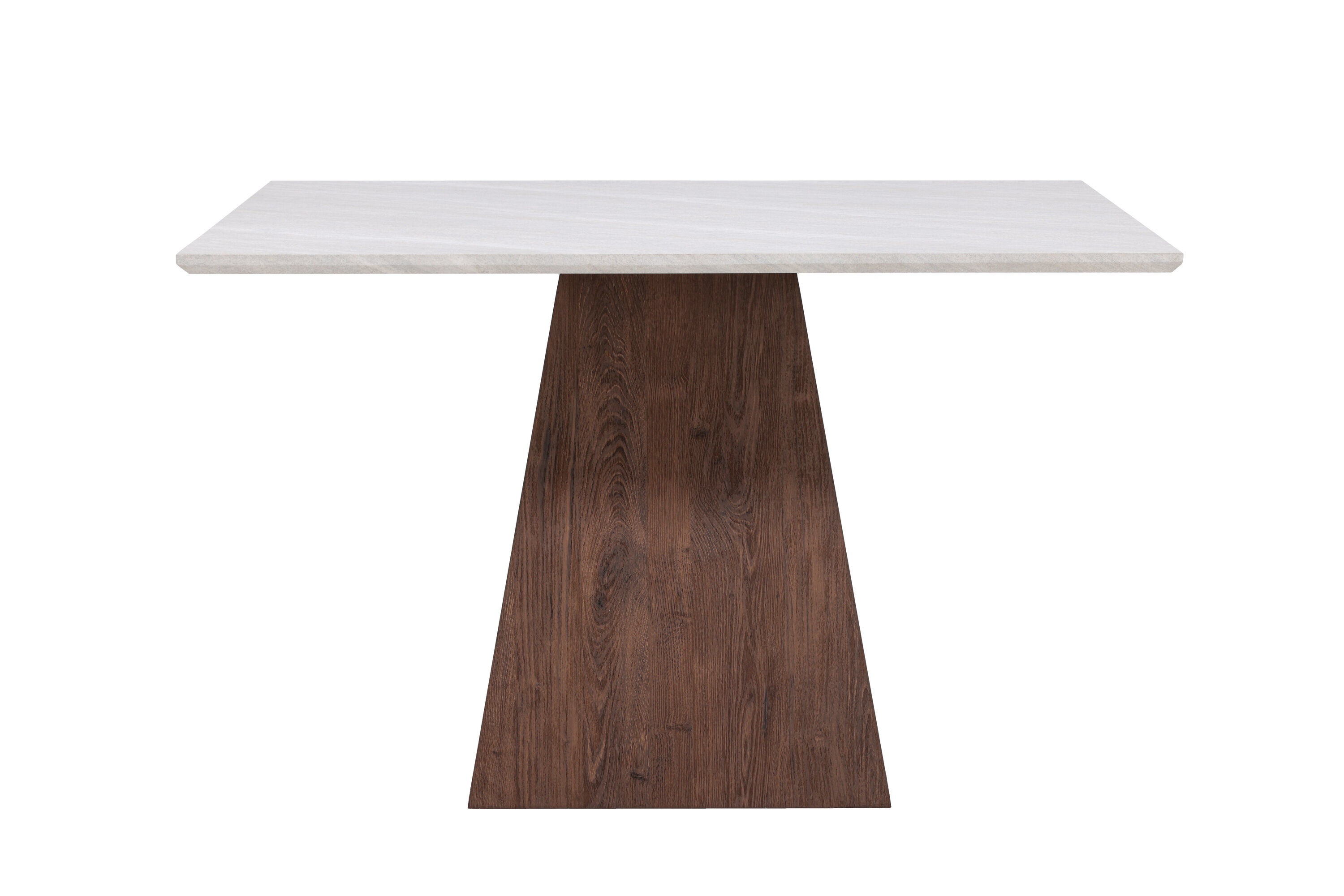 Cael Dining table MDF Mocha Stone look 120×120×75cm